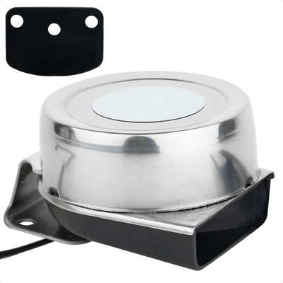 Boat Horn, 120 dB, Stainless Steel Cover, 12V - FO600 - Five Oceans