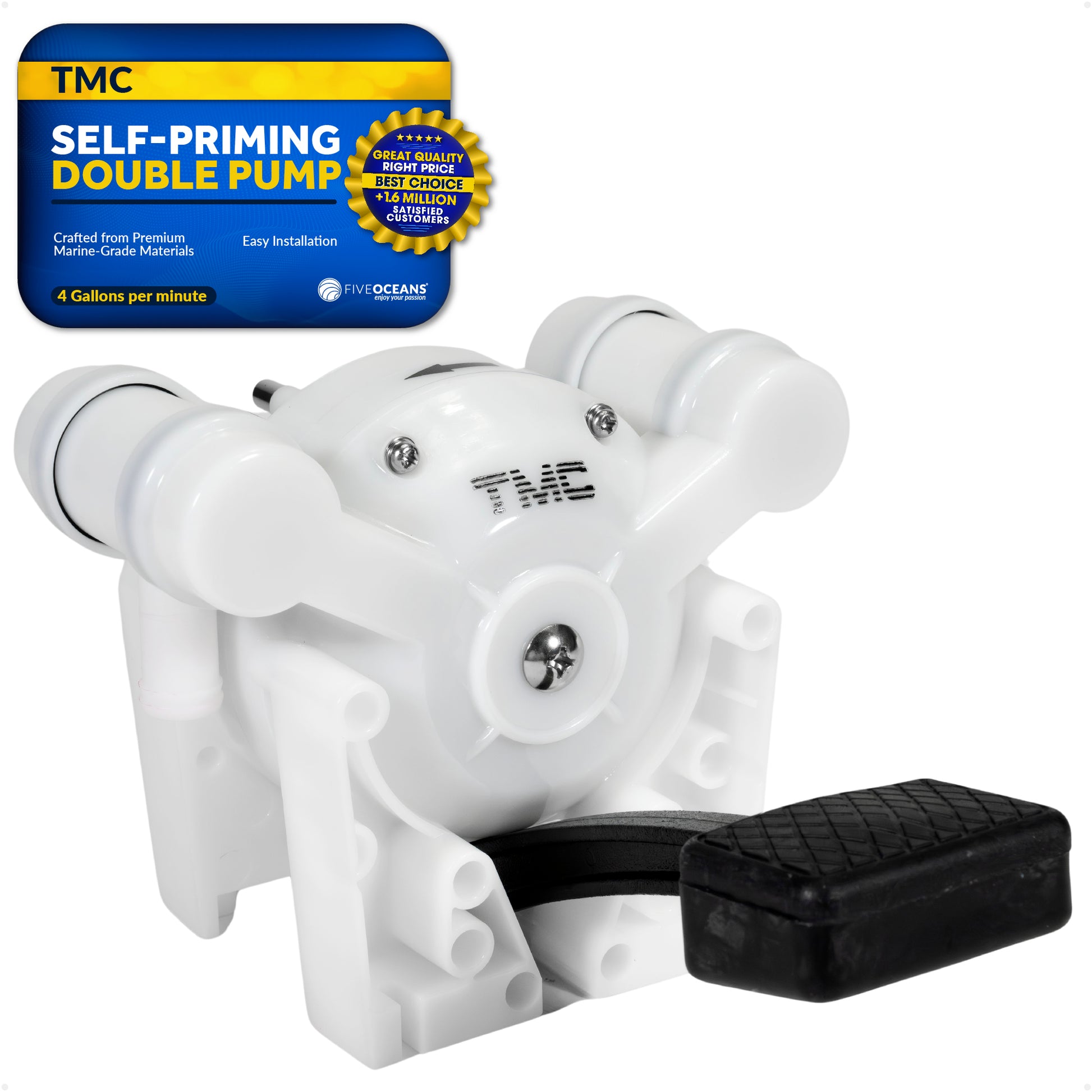 TMC Self-Priming Double Acting Diaphragm Pump - FO741 - Five Oceans