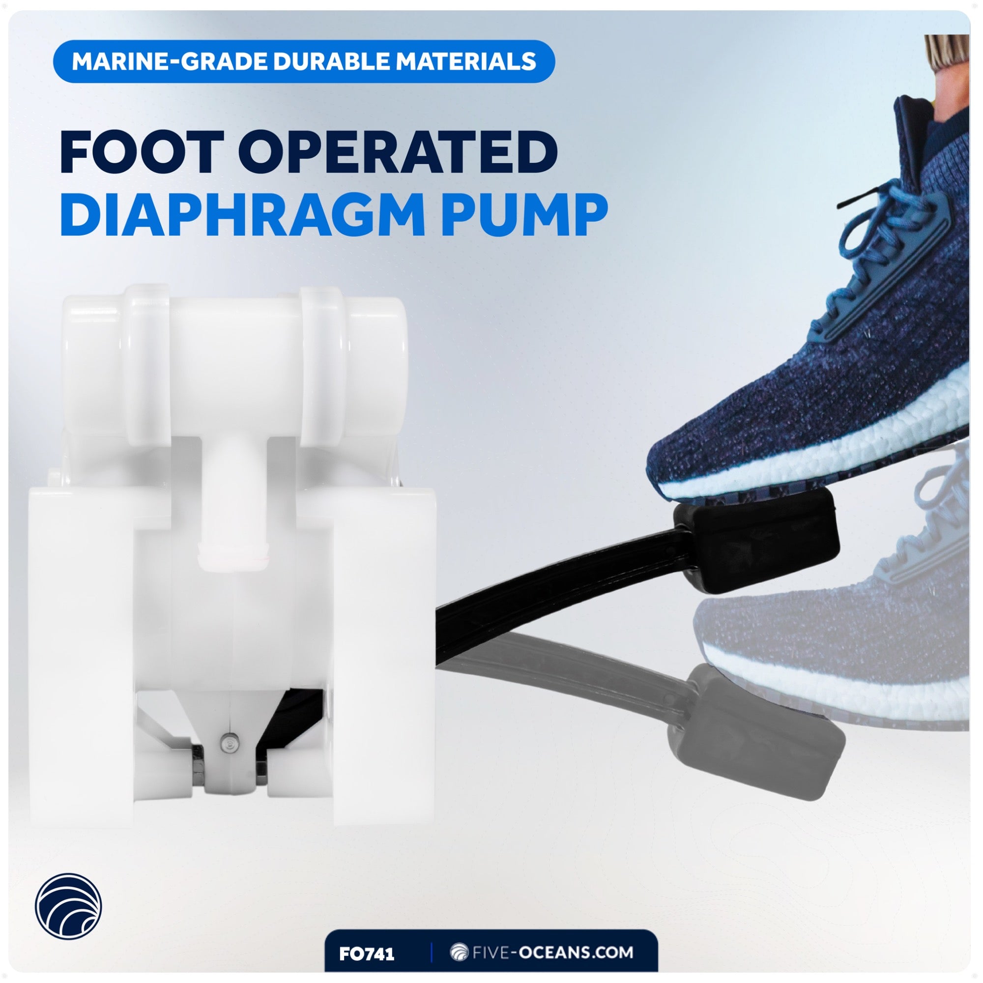 TMC Self-Priming Double Acting Diaphragm Pump - FO741 - Five Oceans