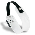 Ring Buoy Mounting Bracket Holder with Strap, White Painted Aluminum, Flat Mount - FO76 - Five Oceans