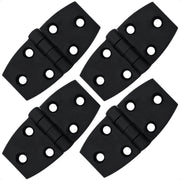 Boat Hatch & Door Hinges 2-7/8" x 1-3/8", Black , 4-Pack - FO80-M4