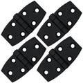 Hatch & Door Hinges 2-7/8" x 1-3/8", Black Nylon, 4-Pack - FO80-M4 - Five Oceans