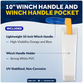 10" Universal Floating Winch Handle with Pocket Set - FO87-570 - Five Oceans