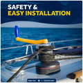 10" Universal Floating Winch Handle with Pocket Set - FO87-570 - Five Oceans