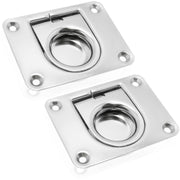 Rectangular Recessed Hatch, 3 x 2/14", Stainless Steel 2-Pack - FO912-M2 - Five Oceans
