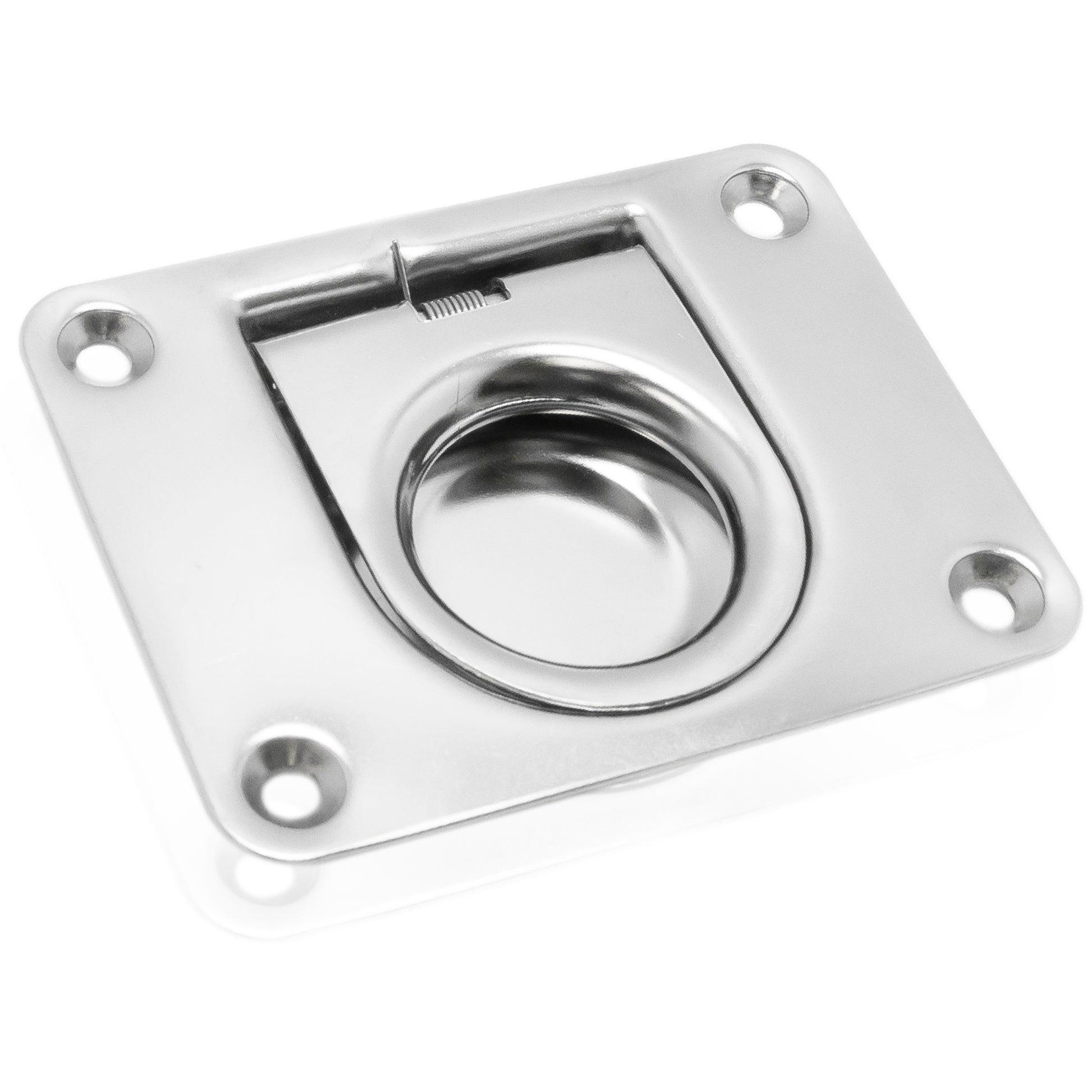 Rectangular Recessed Hatch, 3 x 2/14", Stainless Steel - FO912 - Five Oceans