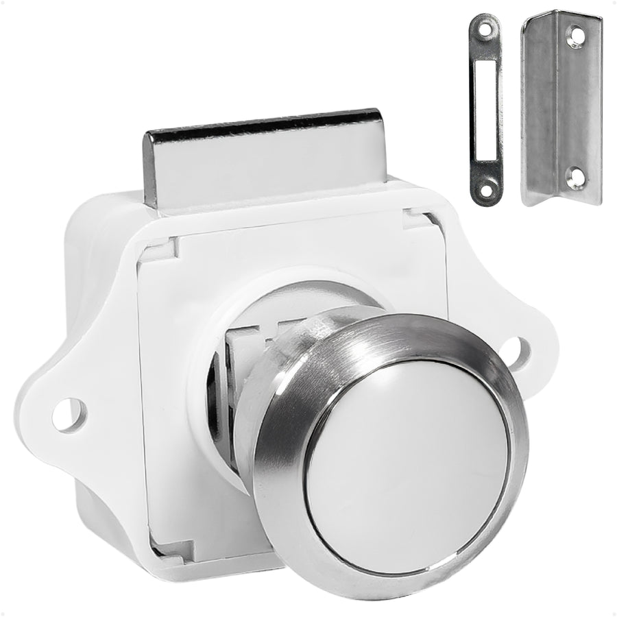 Keyless Push Button Latch, Stainless Steel - FO92 - Five Oceans
