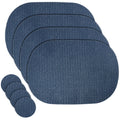 Placemats with Coasters Set, Blue, Non-Slip, Waterproof, 4-Pack - FO94 - Five Oceans
