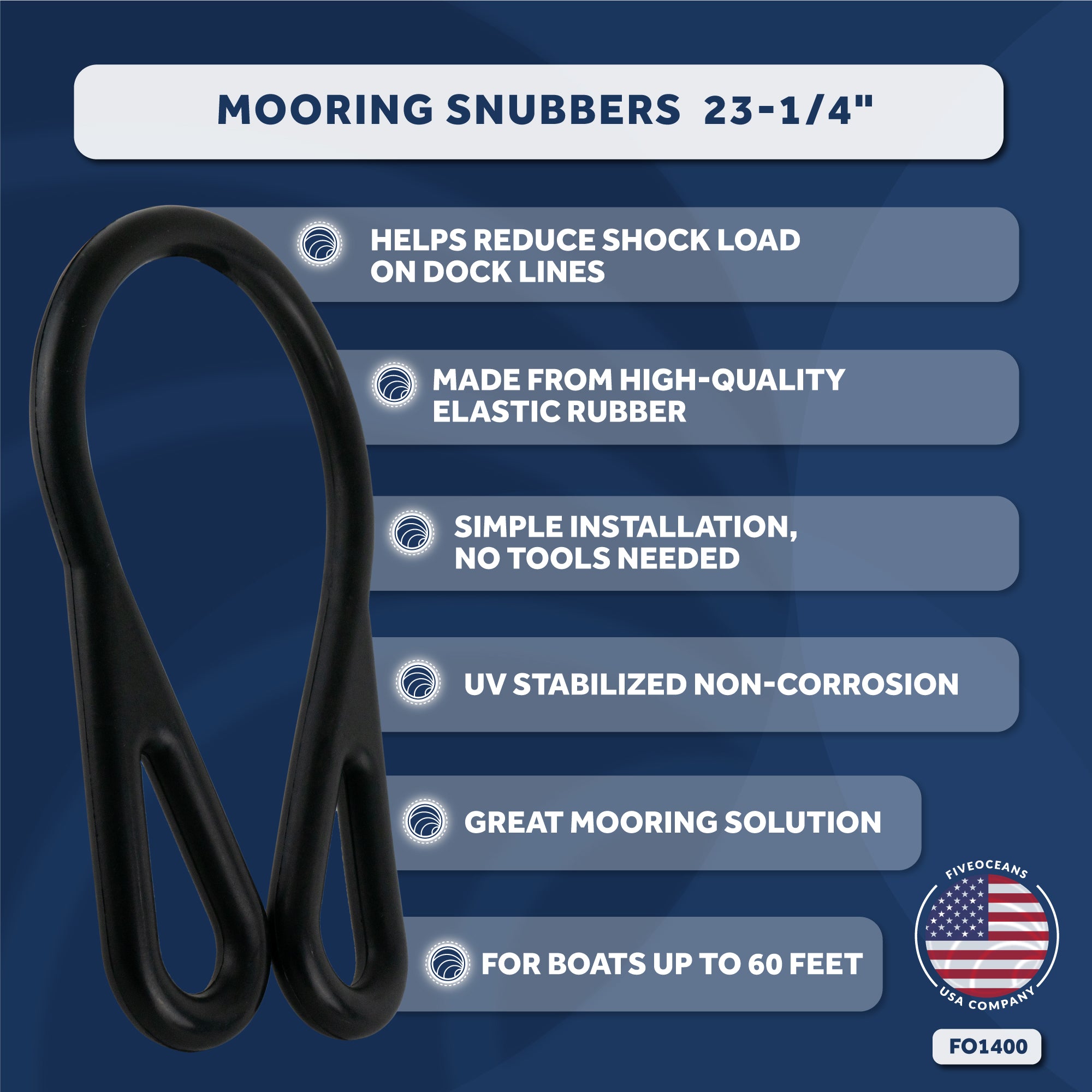 Mooring Snubbers, 23-1/4" - FO1400