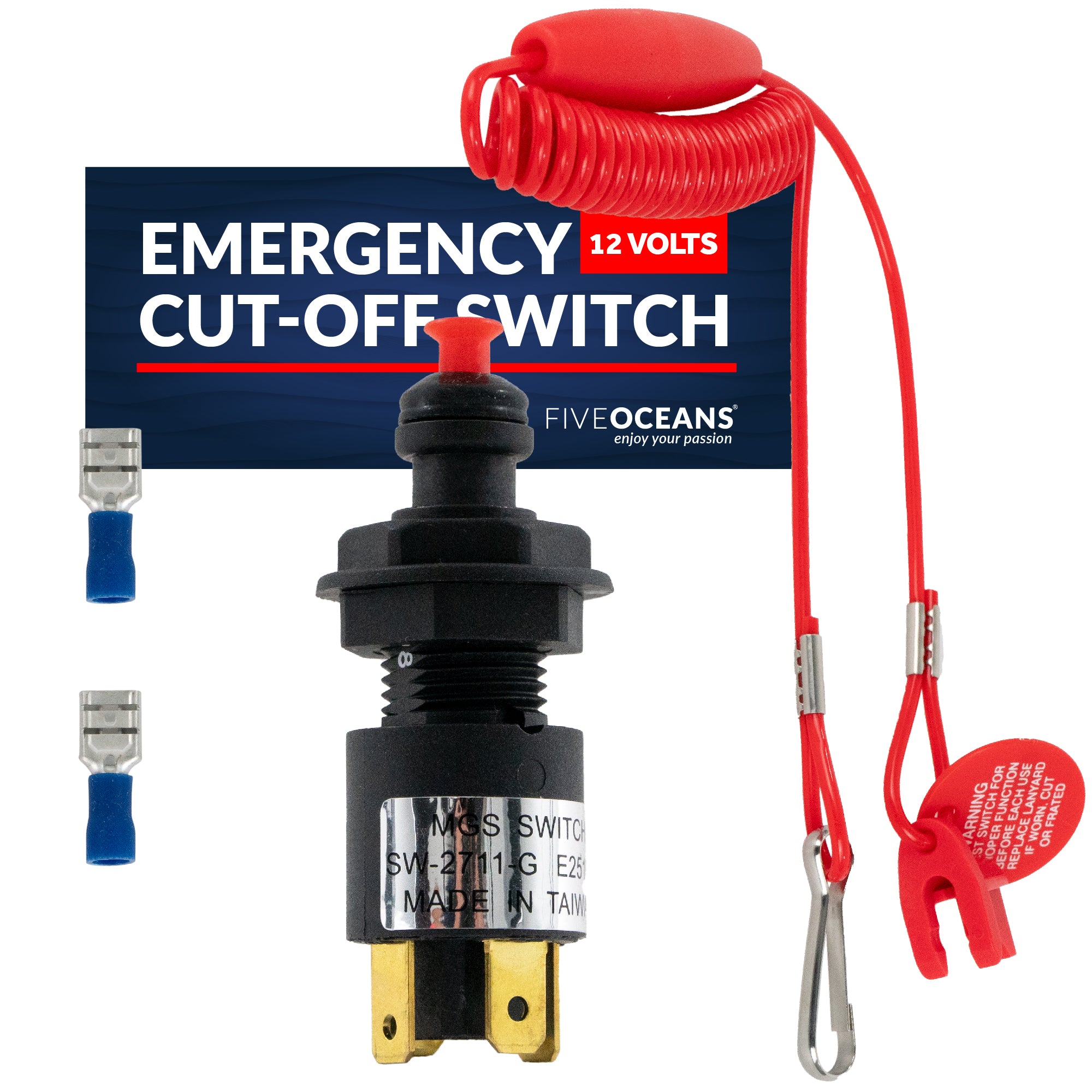 Emergency Cut-Off Switch, 12 Volts - FO1518