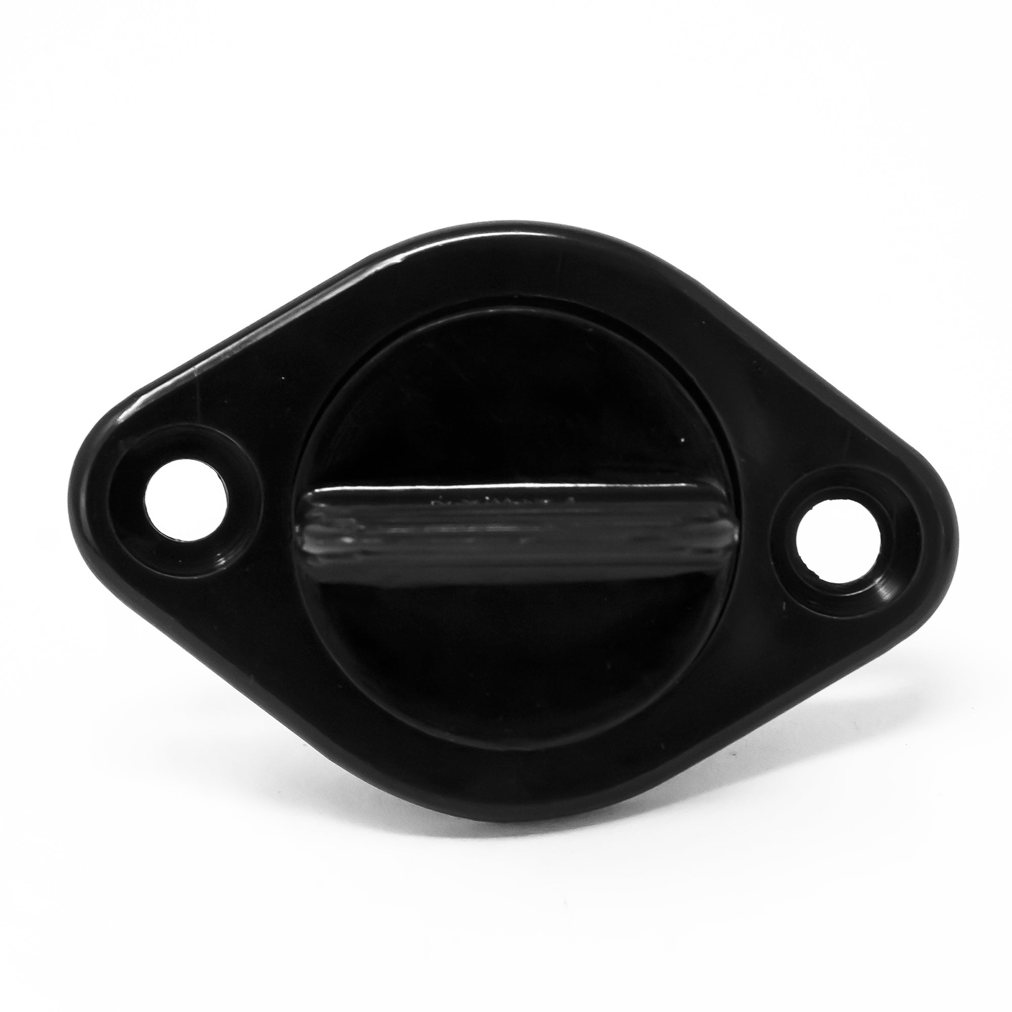 Garboard Drain Plug For 1" Transom Hole, Black Nylon - FO1569