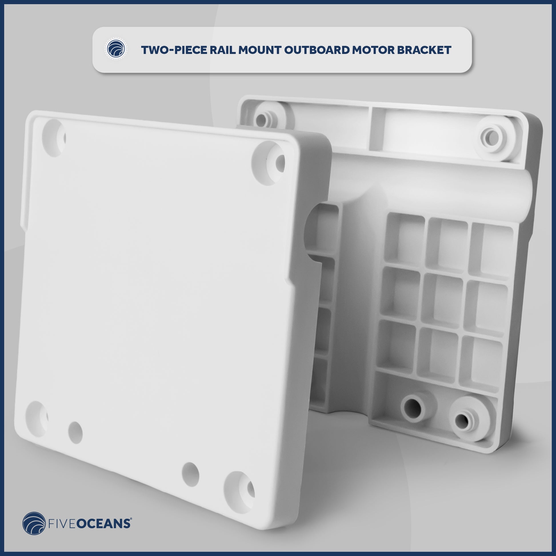 Rail-Mount Outboard Motor Bracket - FO1586 - Five Oceans