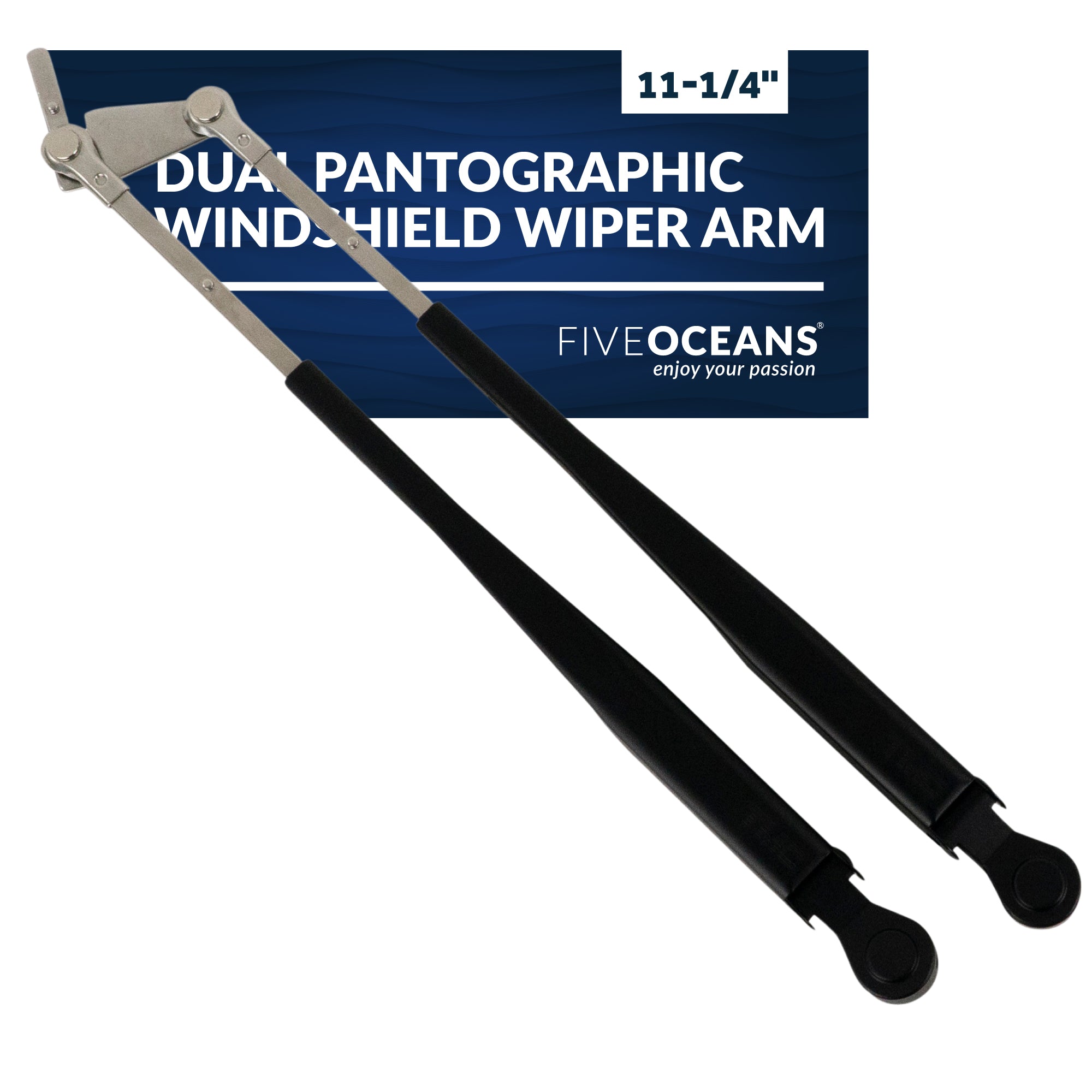 TMC Dual Pantographic Windshield Wiper Arm 11-1/4"-15" - FO1596