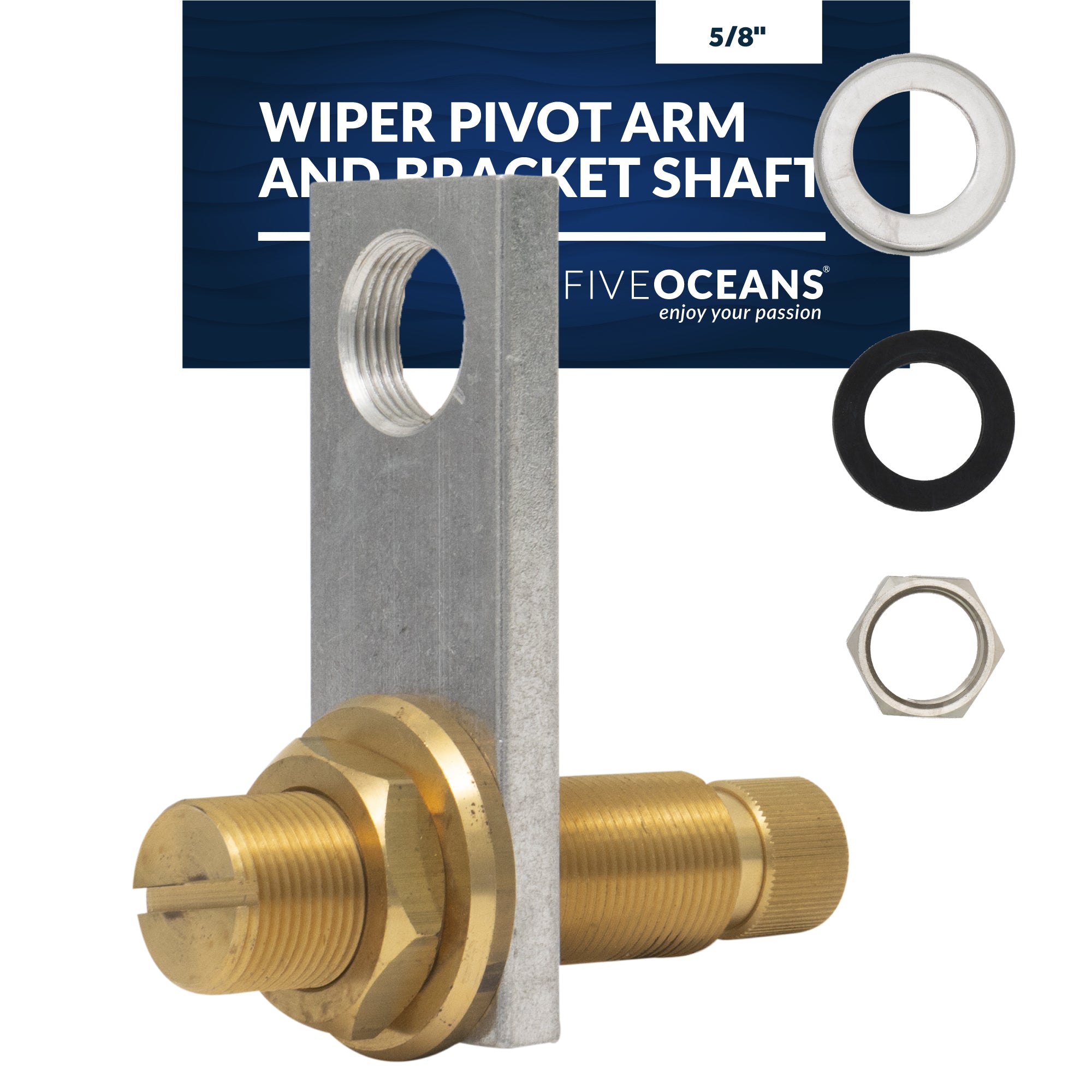 TMC Wiper Pivot Arm and Bracket Shaft 5/8" - FO1598