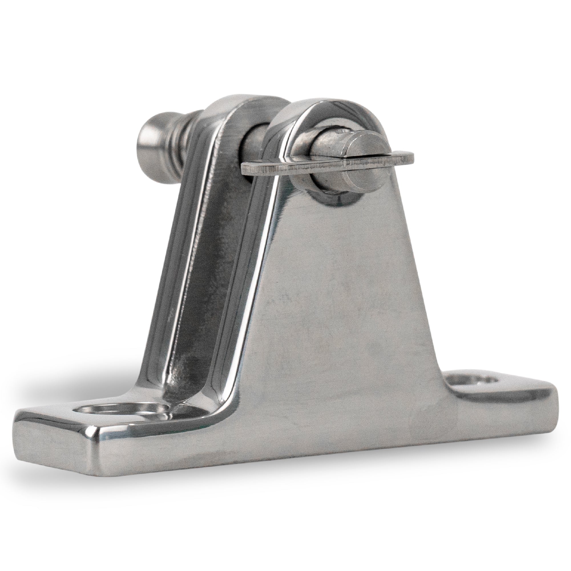 Bimini Top Deck Hinge with Removable Pin, Stainless Steel - FO1671