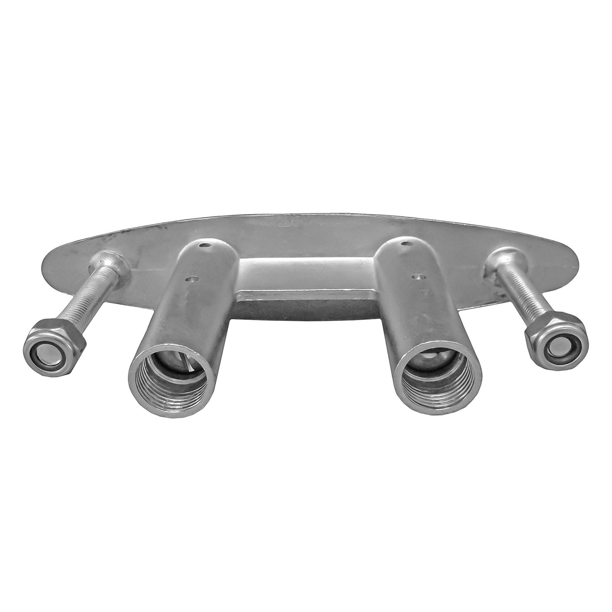 E-Z Push-Up Cleat, Stainless Steel, 6" - FO1771 - Five Oceans