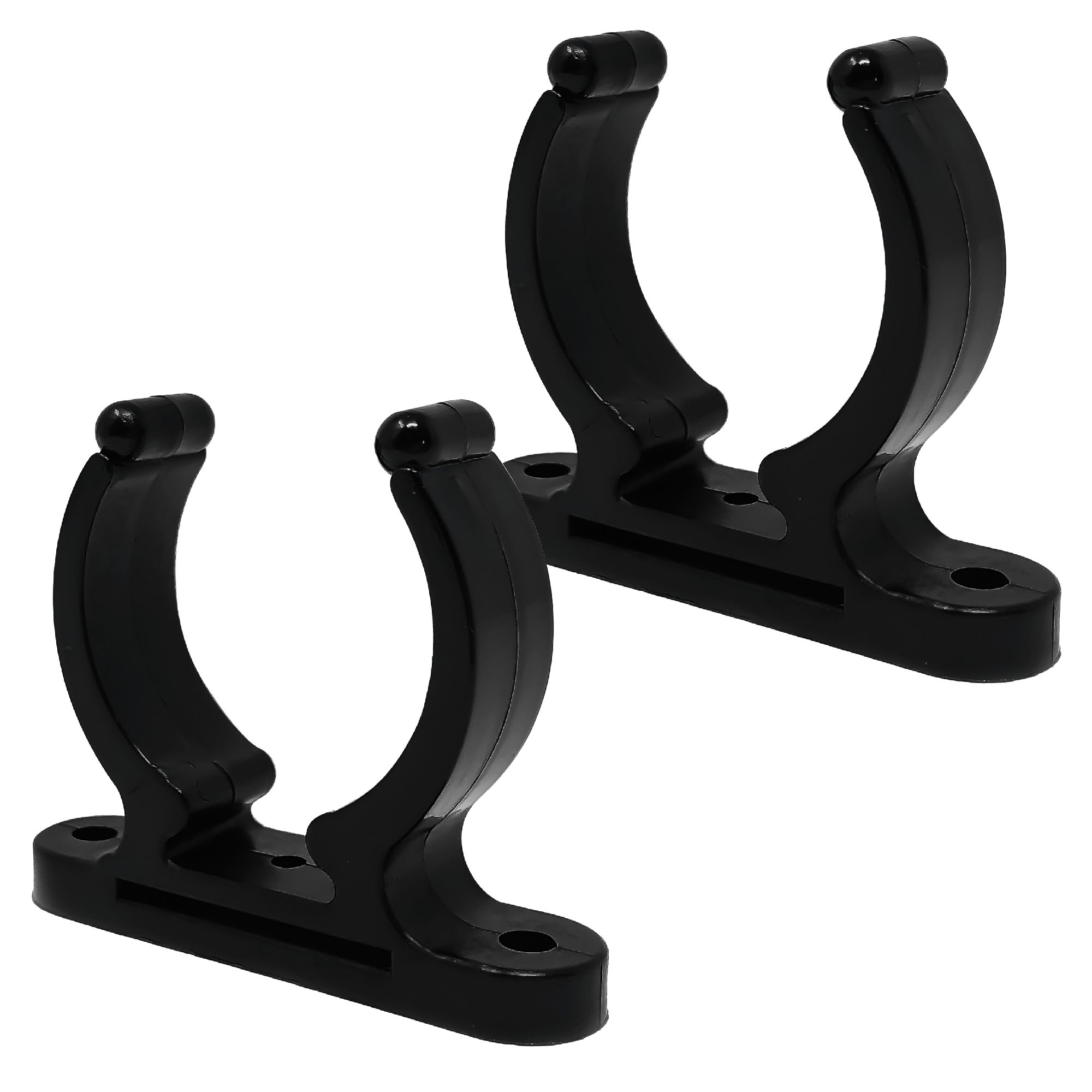 Five Oceans Boat Hook Holder, Spring Clips Up to 1-1/2 Tube Diameter, 2-Pack - FO1843-M2
