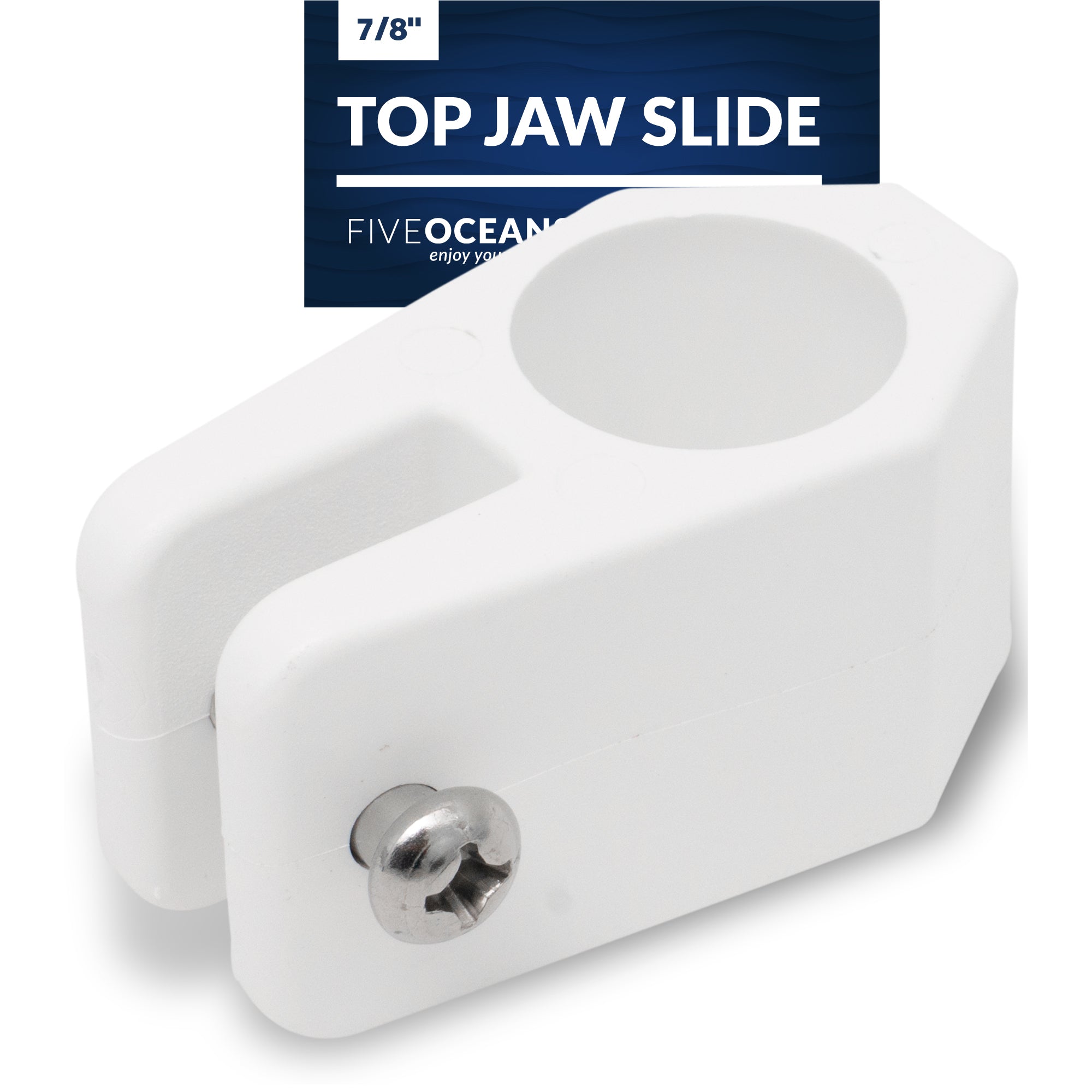 Top Jaw Slide, 7/8" White Nylon - FO1880