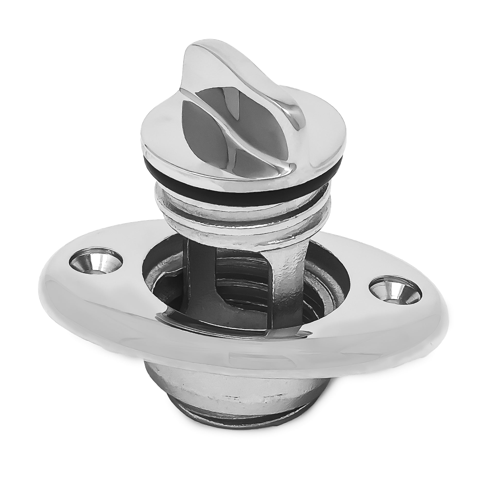 Garboard Drain Plug For 1-1/4" Transom Hole, Stainless Steel - FO2063