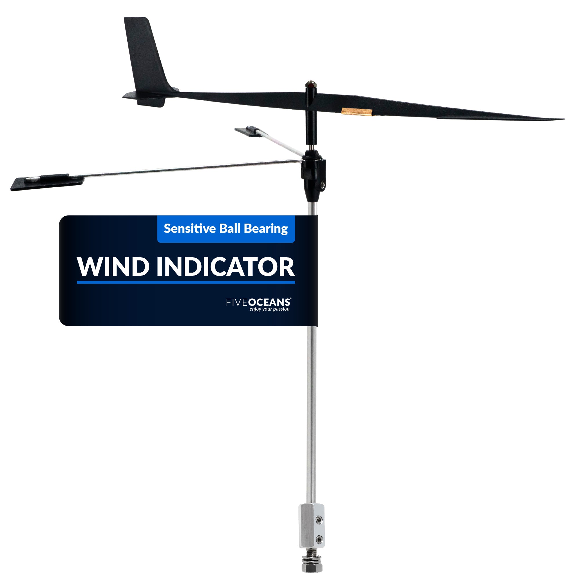 Sailing Boat Wind Direction Indicator, 14-1/2" Vane - FO2080 - Five Oceans