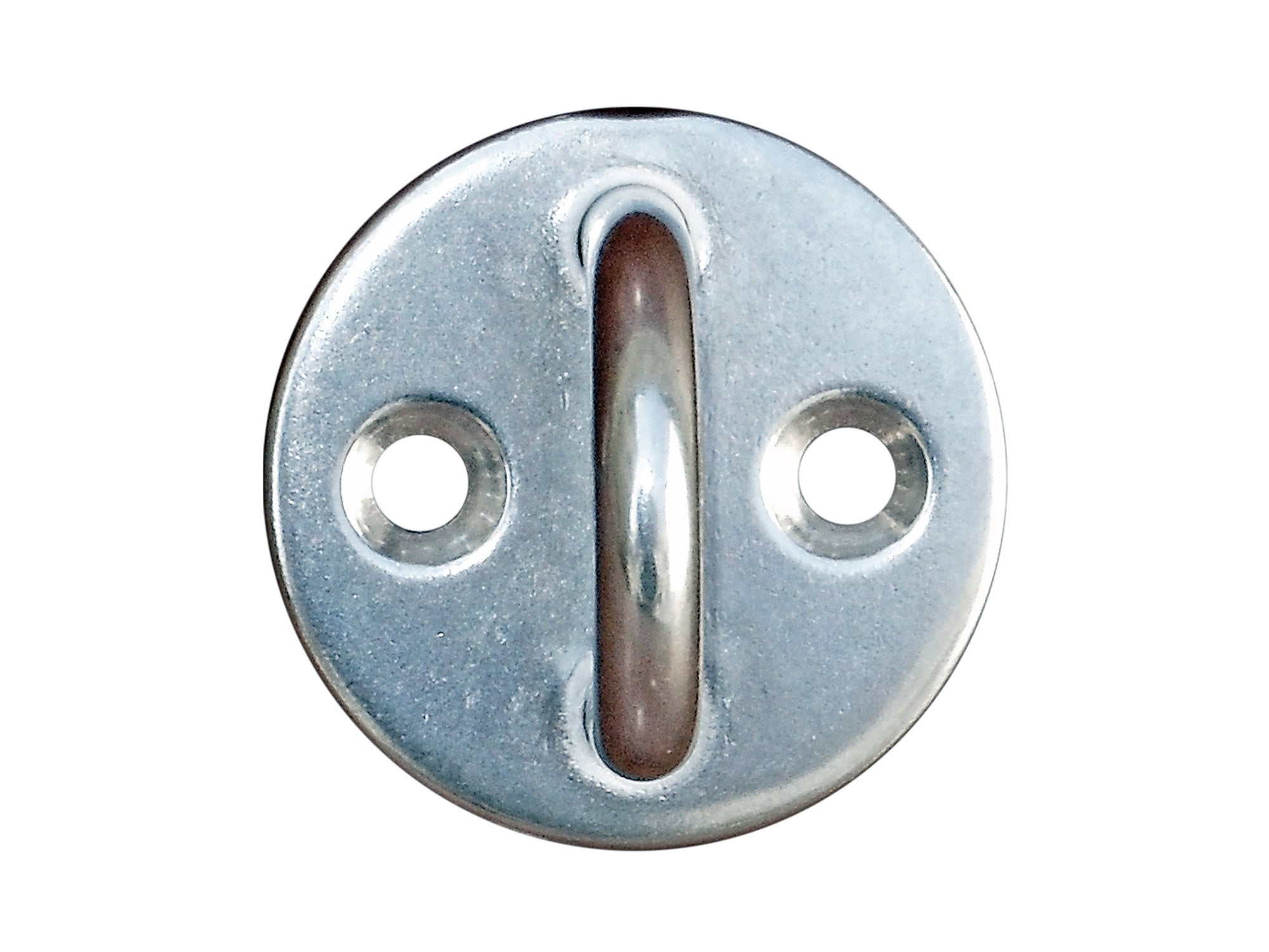 Stainless Steel Round Eye Plate 1/4" - FO2102
