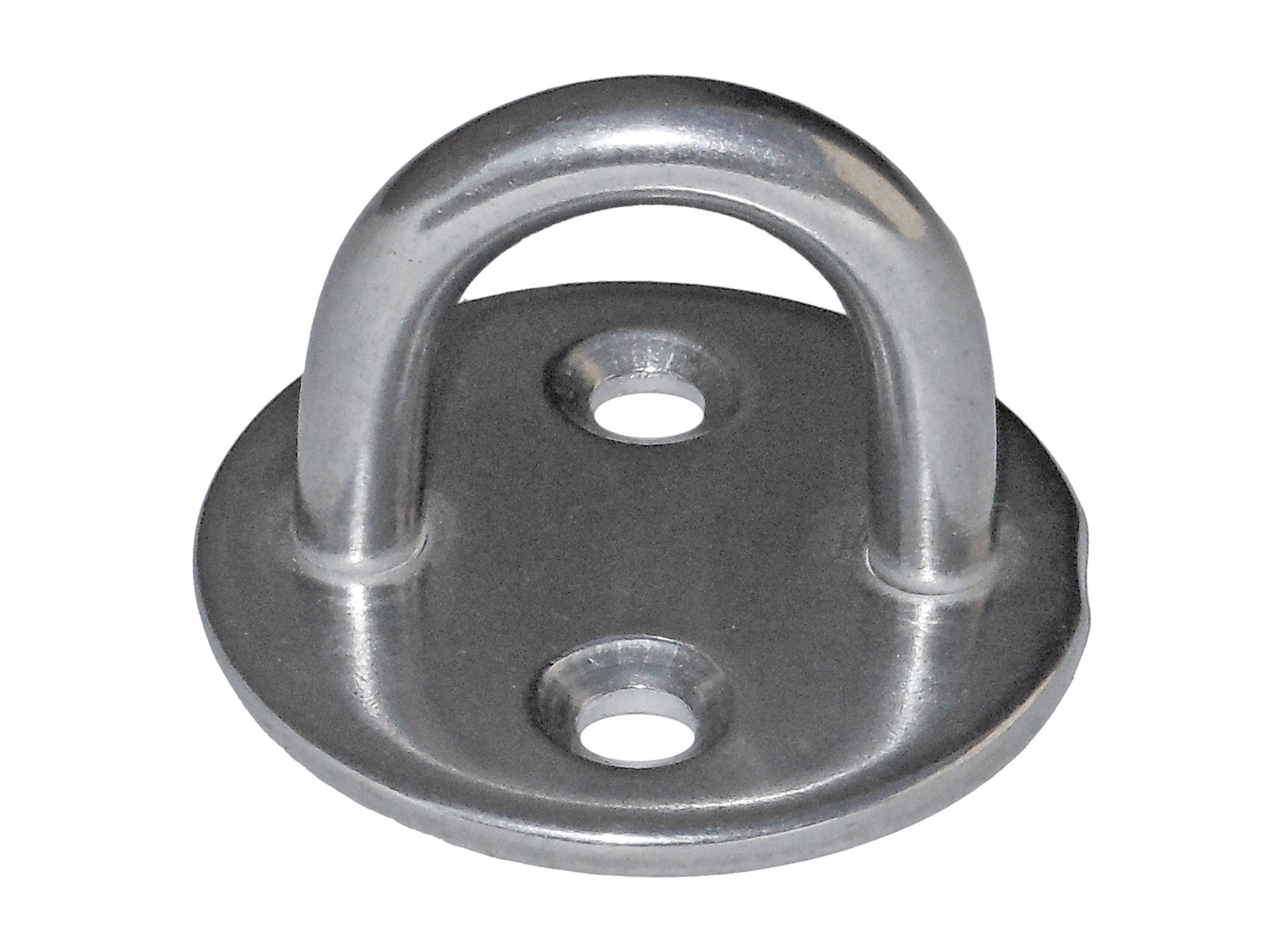 Stainless Steel Round Eye Plate 1/4" - FO2102