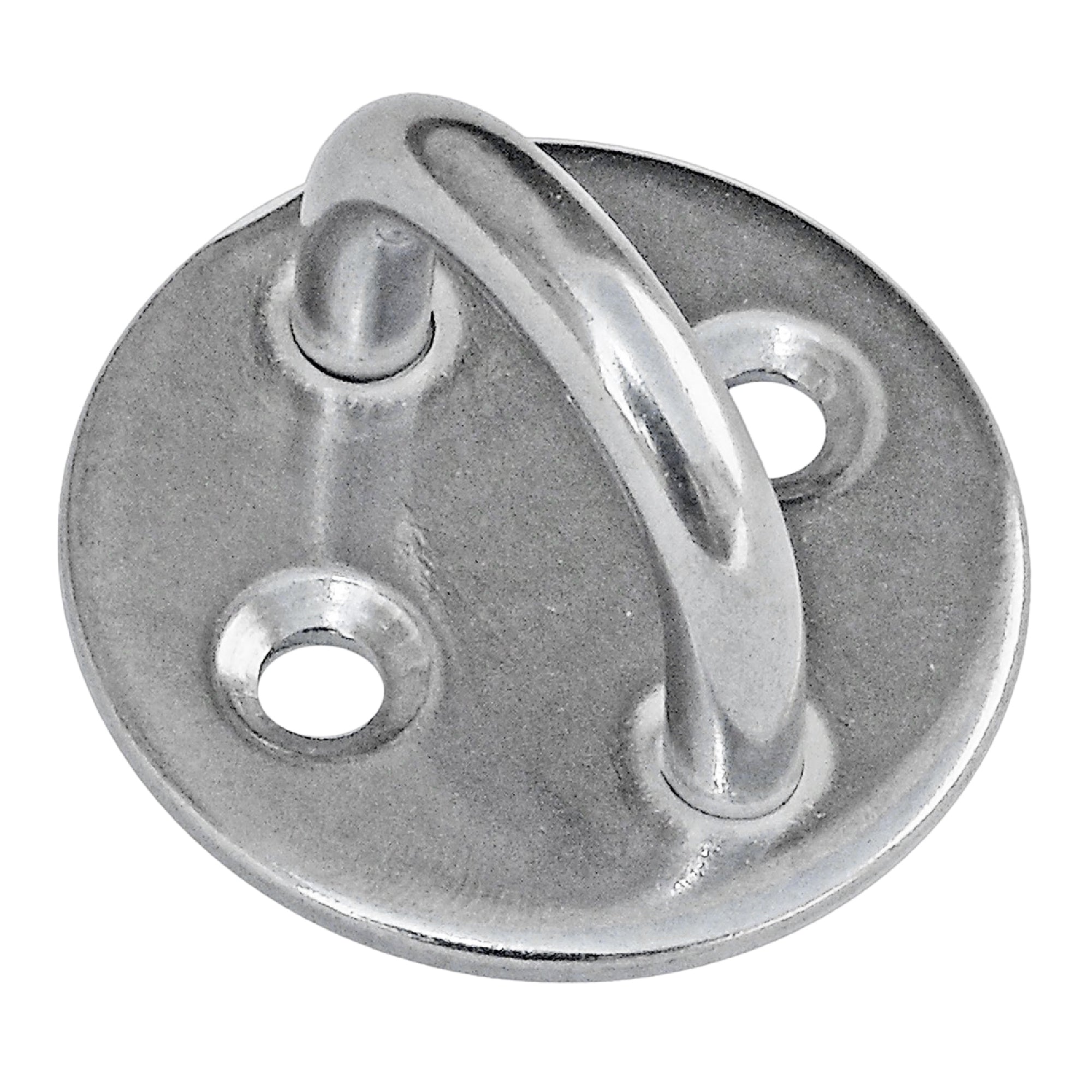 Stainless Steel Round Eye Plate 1/4" - FO2102