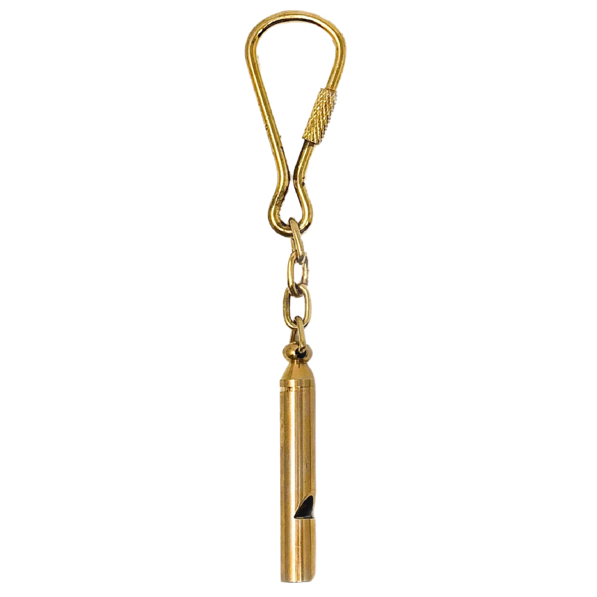 Steam Whistle Keychain, Solid Brass - FO2211