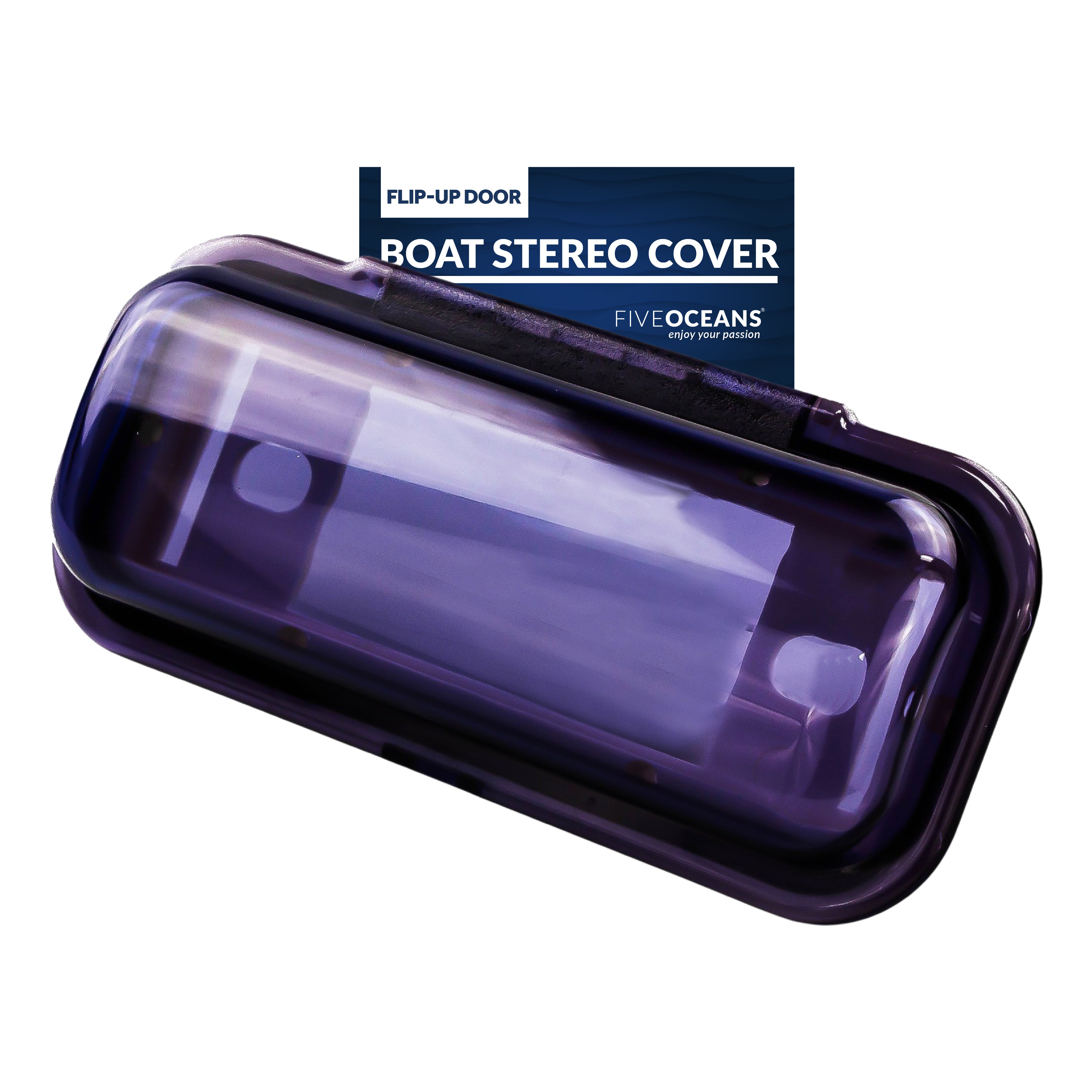 Boat Stereo Cover, Flip-up Door - FO-2234-1