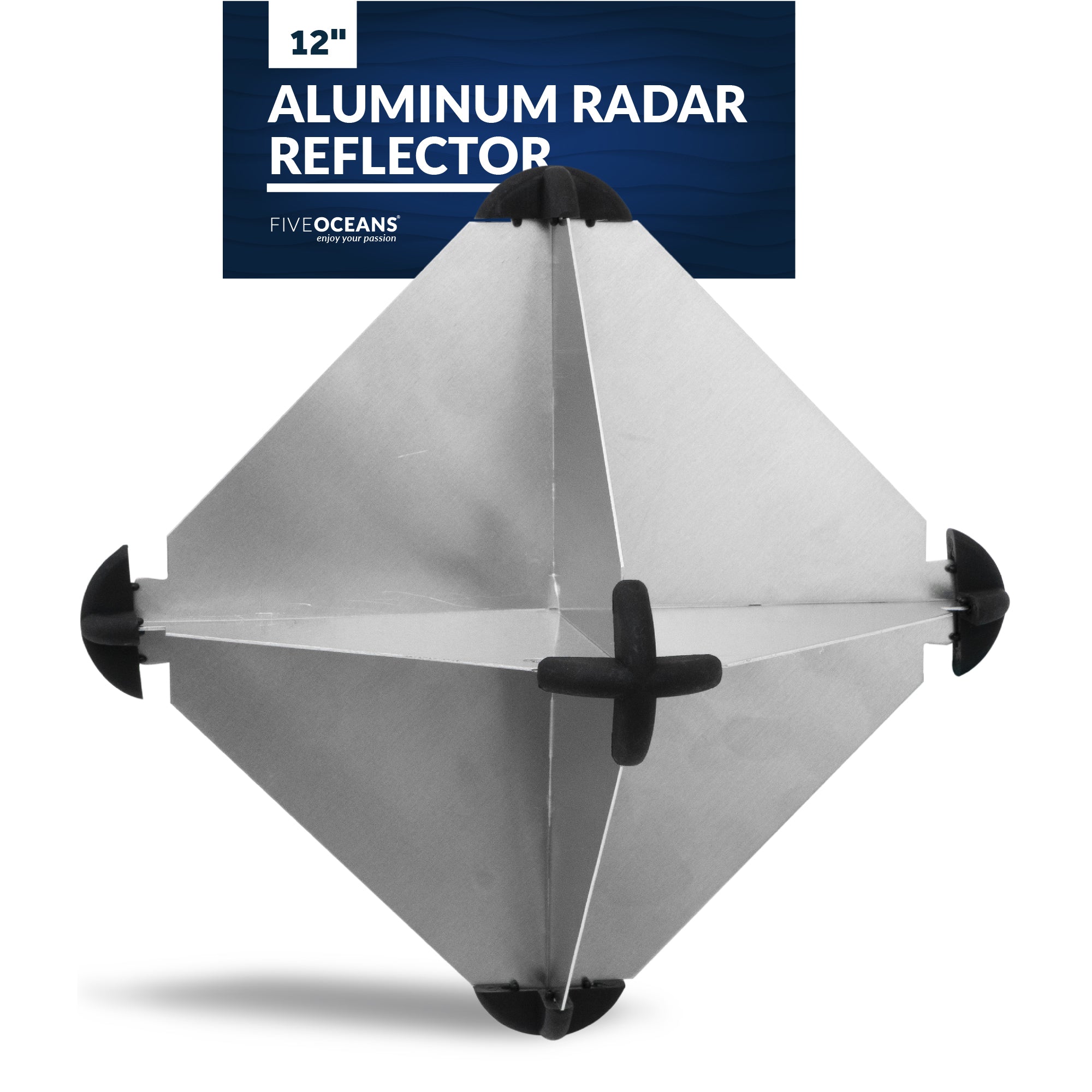 Aluminum Radar Reflector for Boats, 12" - FO2316 - Five Oceans