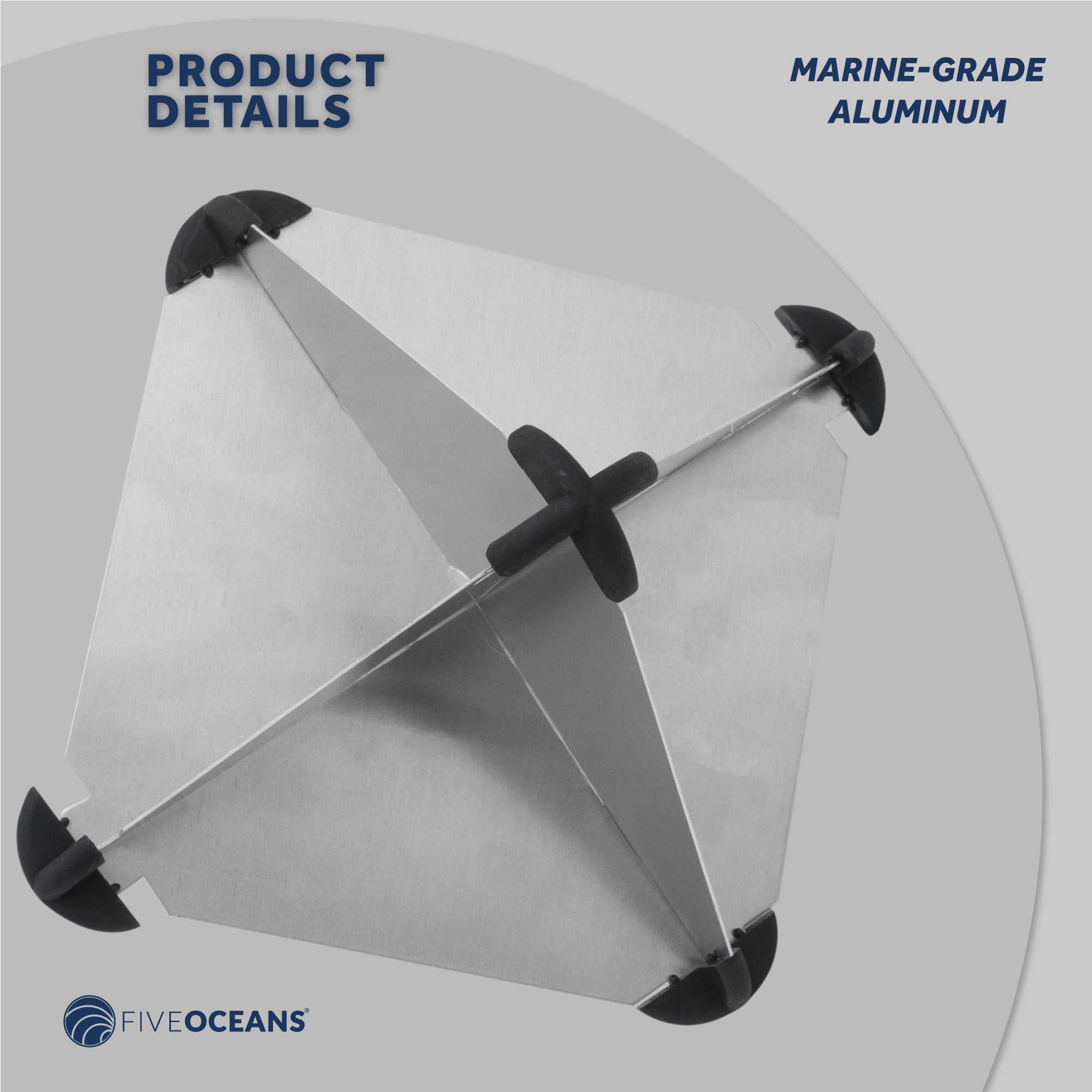 Aluminum Radar Reflector for Boats, 12" - FO2316 - Five Oceans