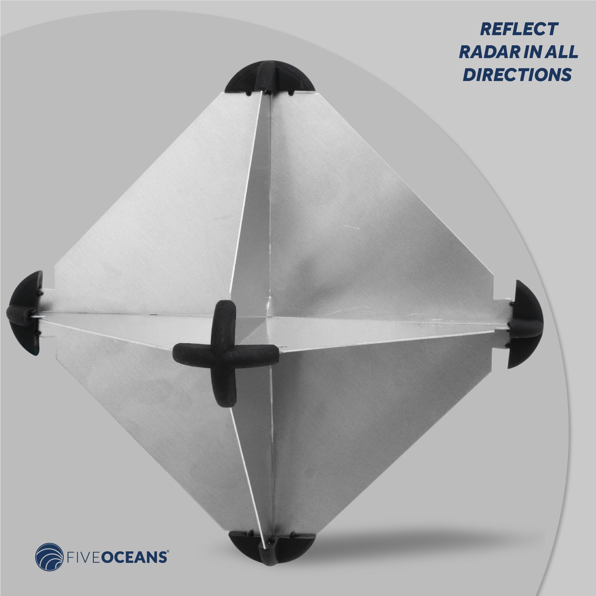 Aluminum Radar Reflector for Boats, 12" - FO2316 - Five Oceans