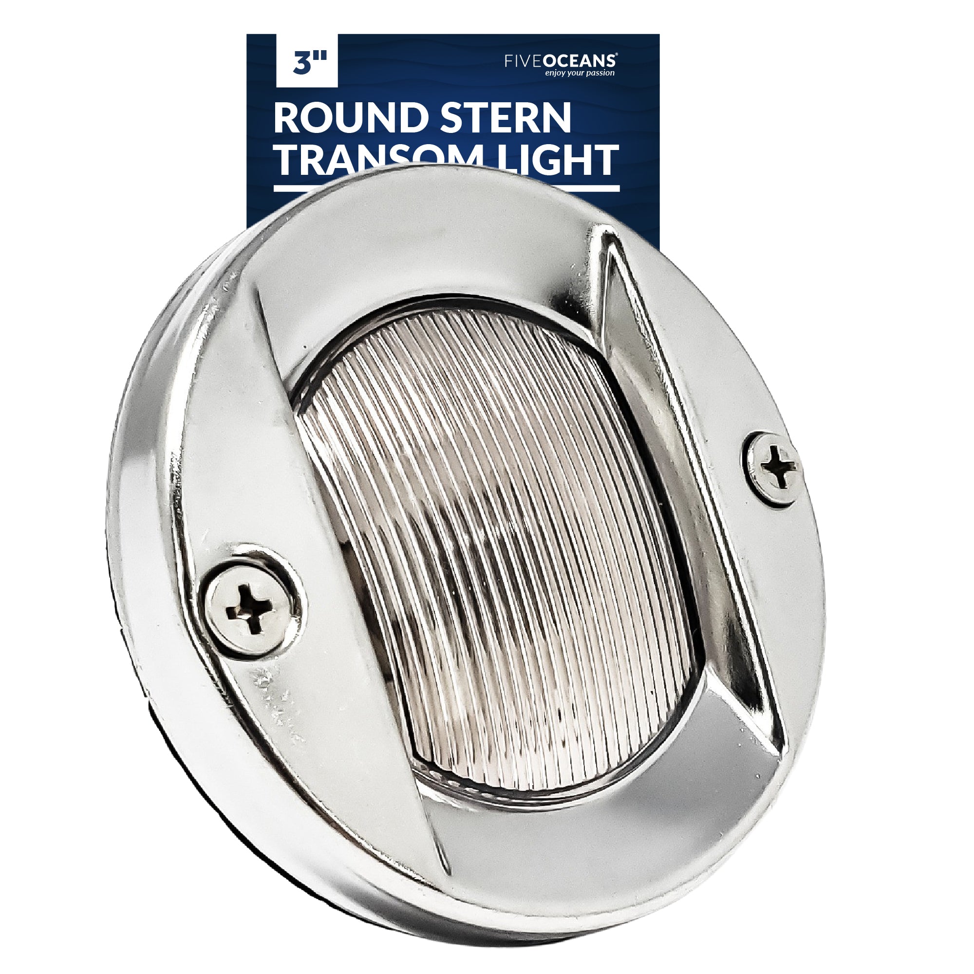 Round Stern Transom Light, 3" Flush Mount - FO2415