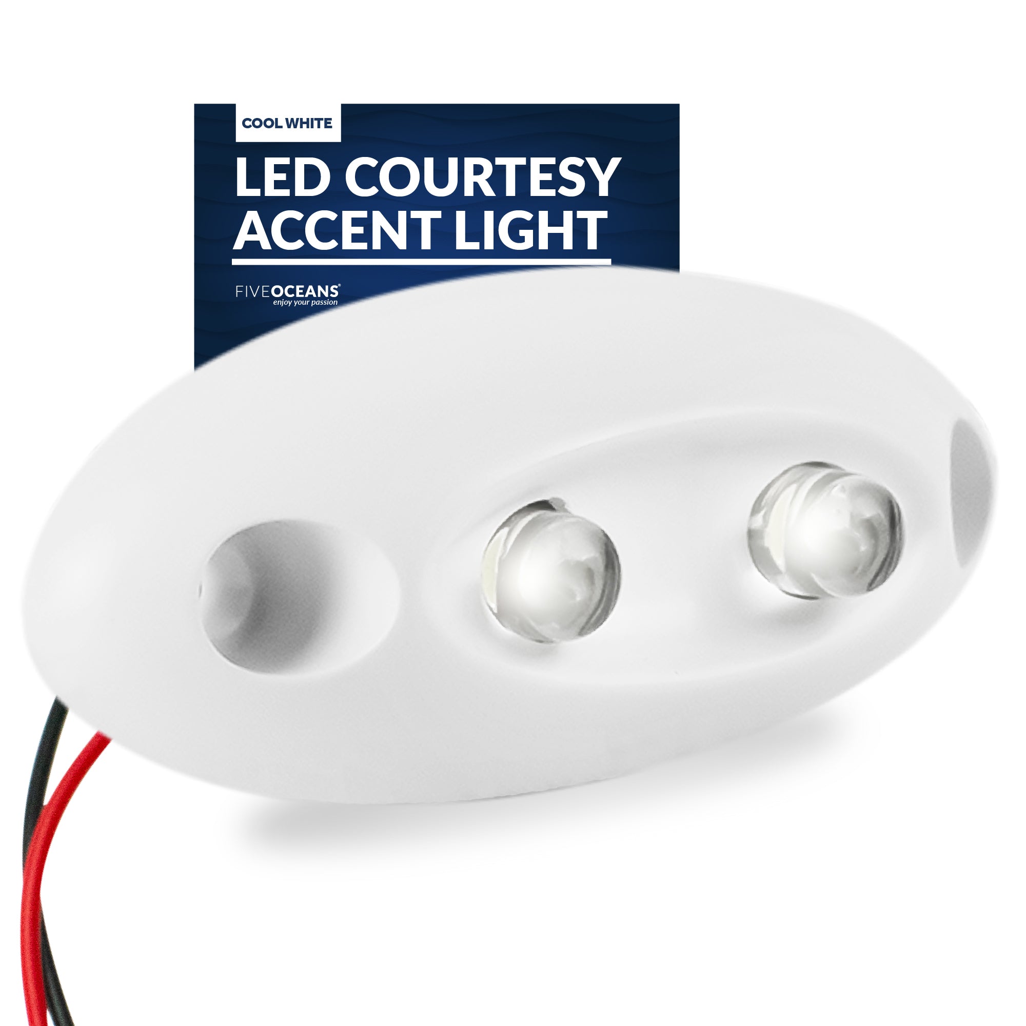 LED Courtesy Accent Light, Oblong, Cool White - FO2424
