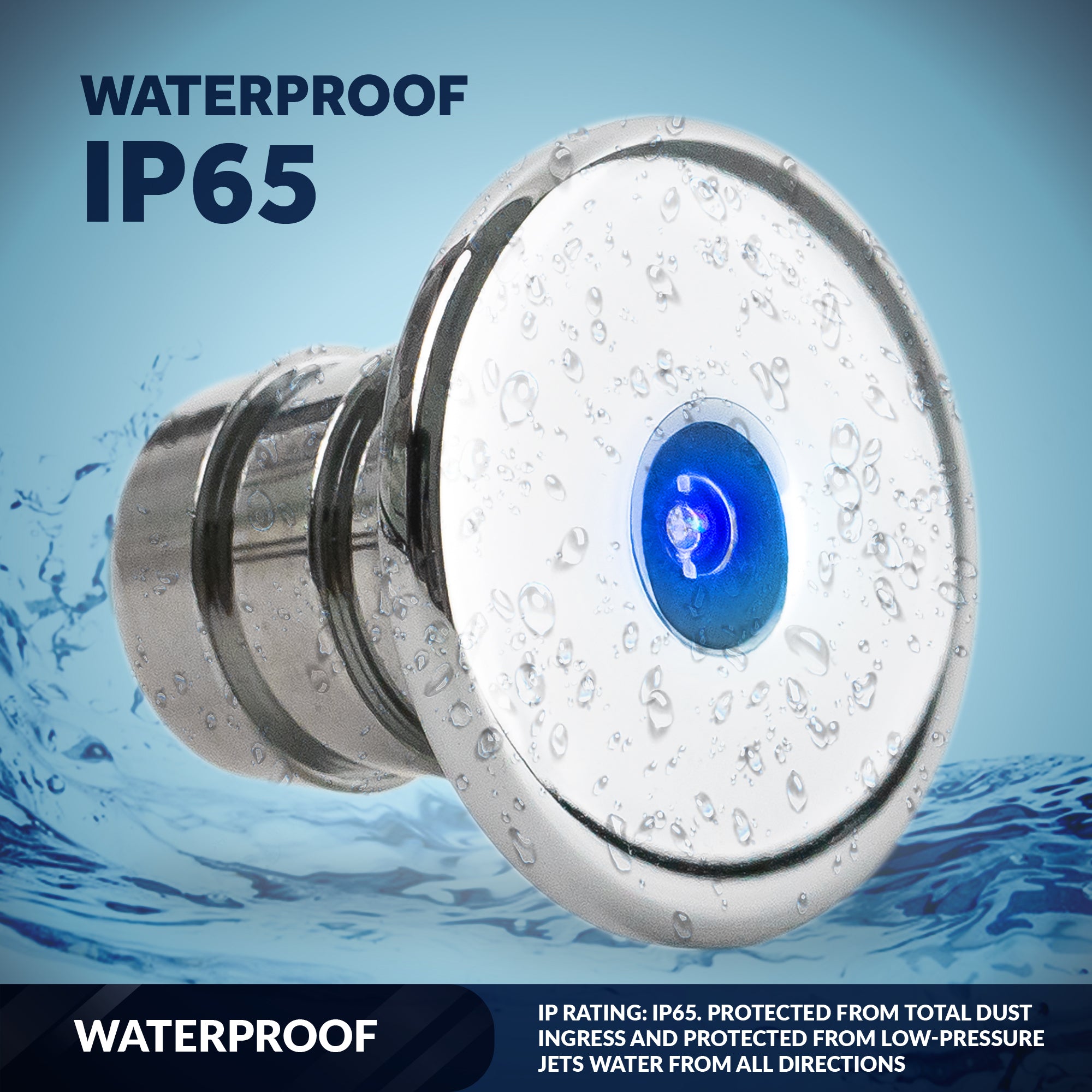 LED Courtesy Mini Accent Light, Blue 2-Pack - FO-2445-M2