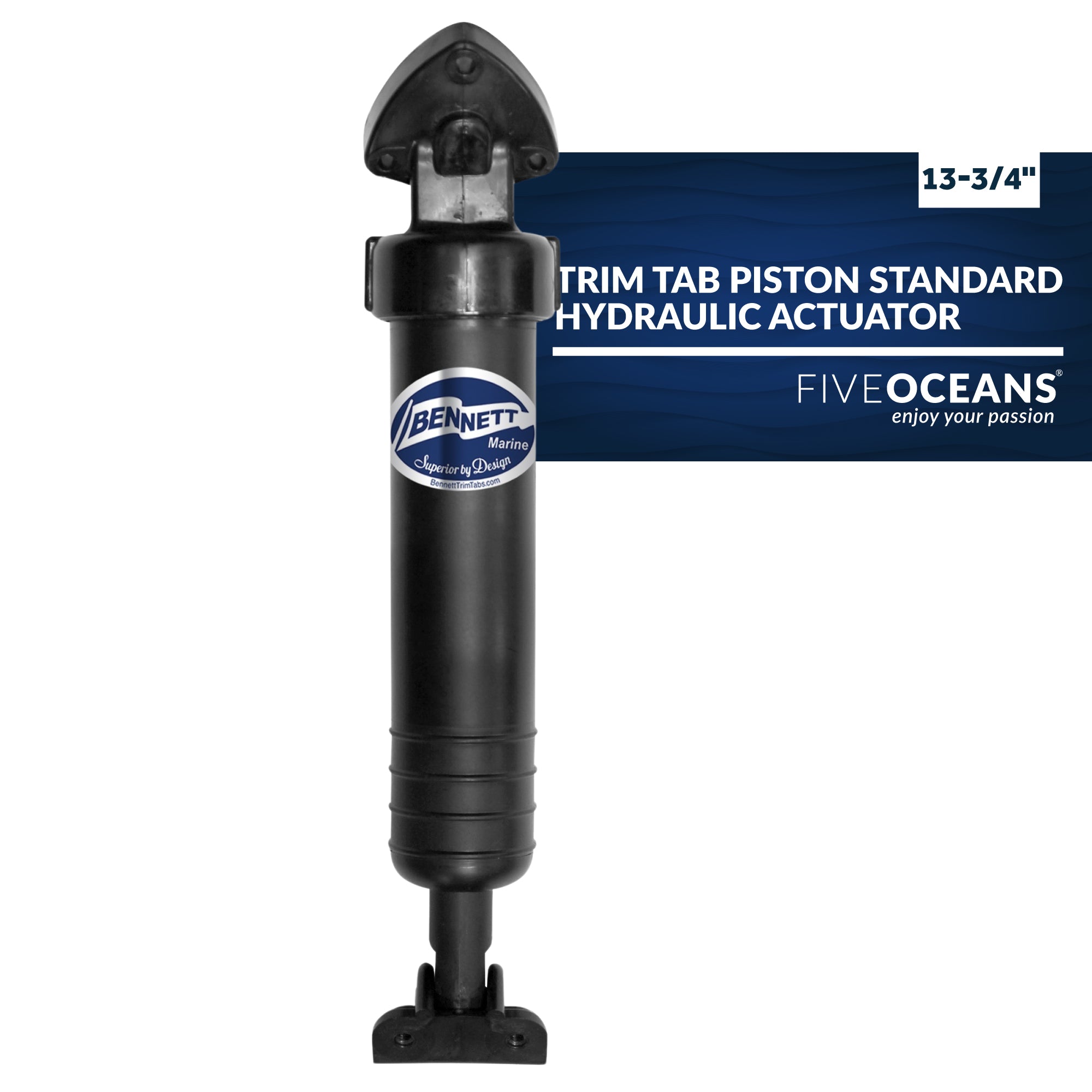 Trim Tab Piston Standard Hydraulic Actuator 13-3/4" - FO2462