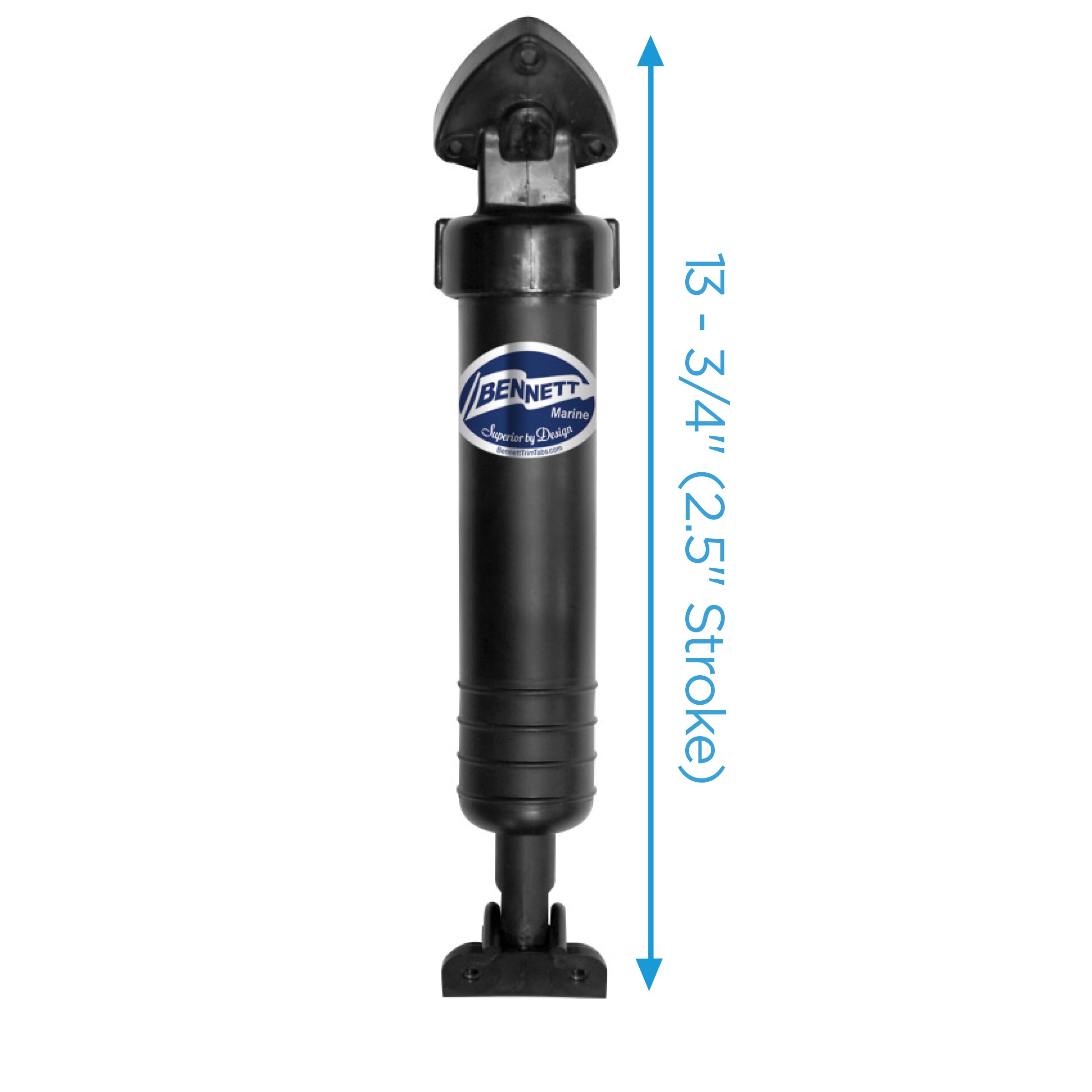 Trim Tab Piston Standard Hydraulic Actuator 13-3/4" - FO2462