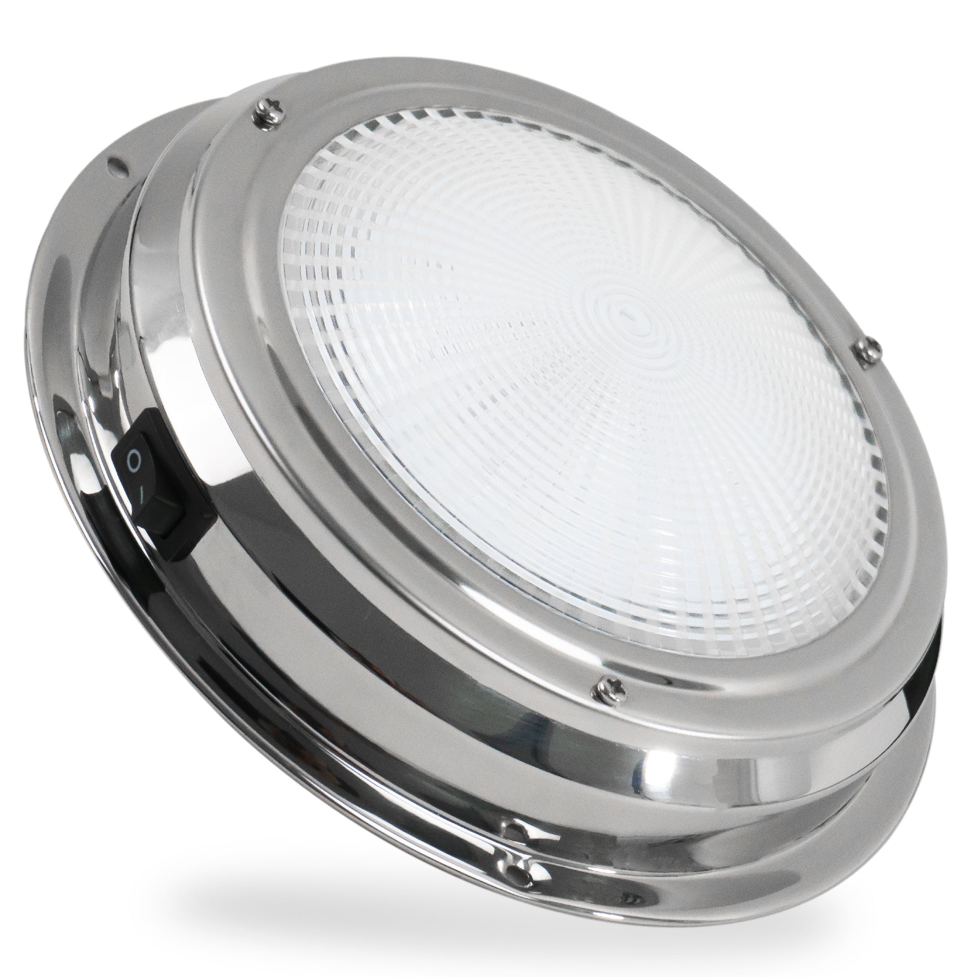 LED Interior Dome Ceiling Light, 6" Surface Mount, Daylight White - FO2625