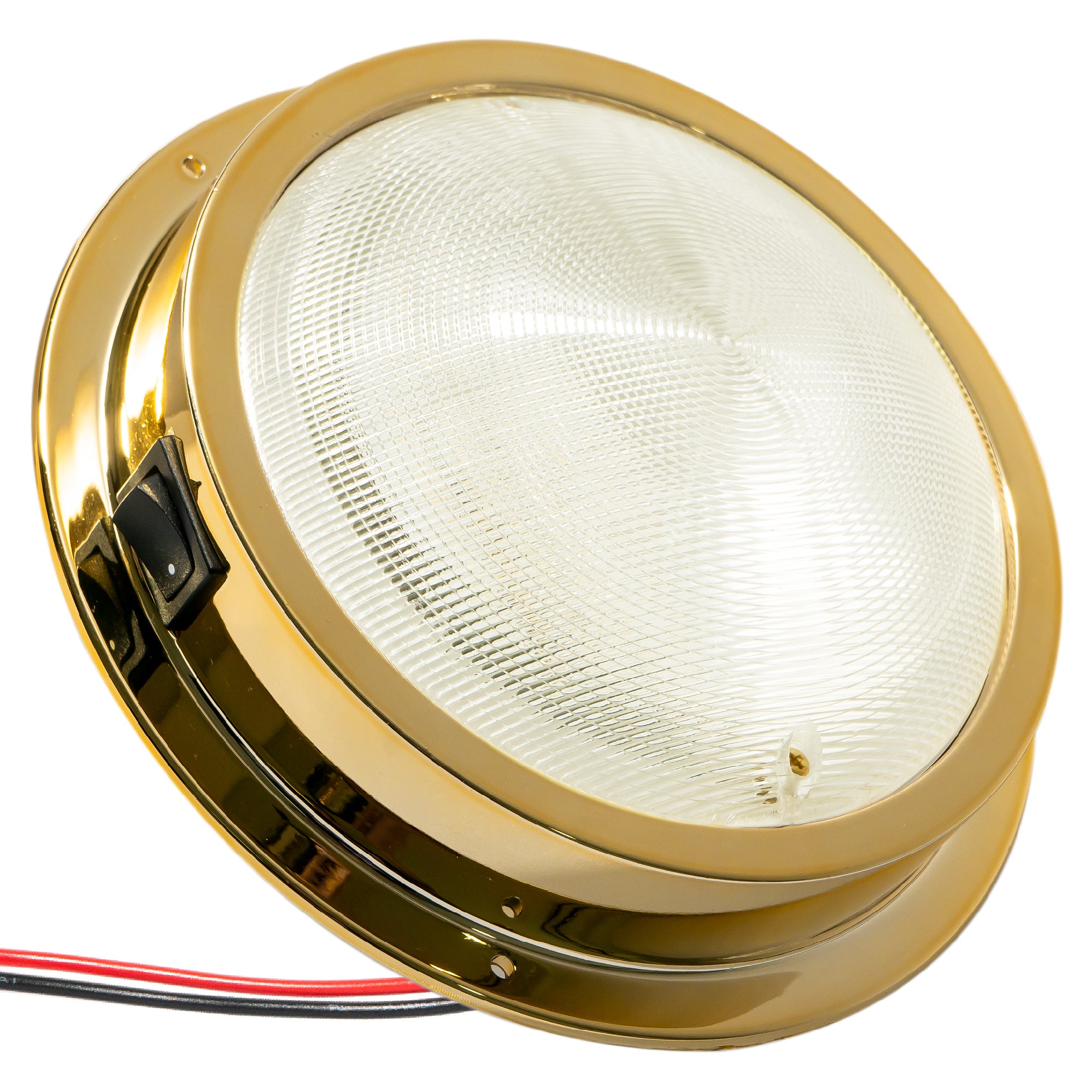 LED Interior Dome Ceiling Light, 6" Surface Mount, Warm White - FO2628 - Five Oceans