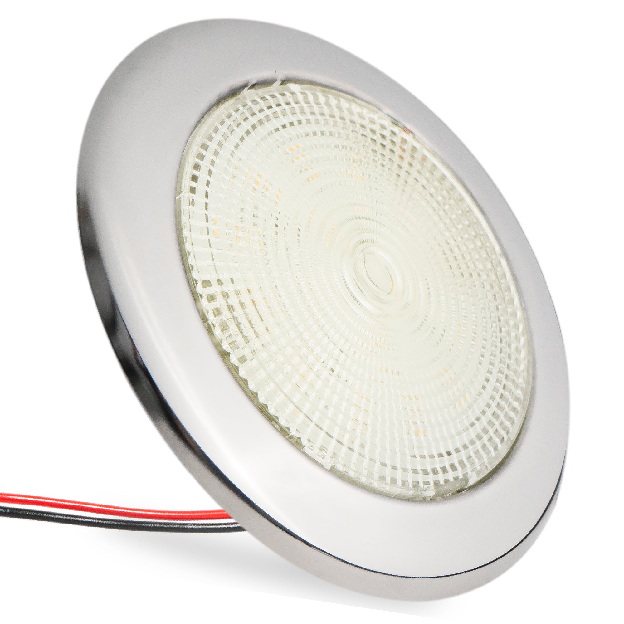 LED Interior Dome Ceiling Light, 3-3/4" Surface Mount, Daylight White - FO2631