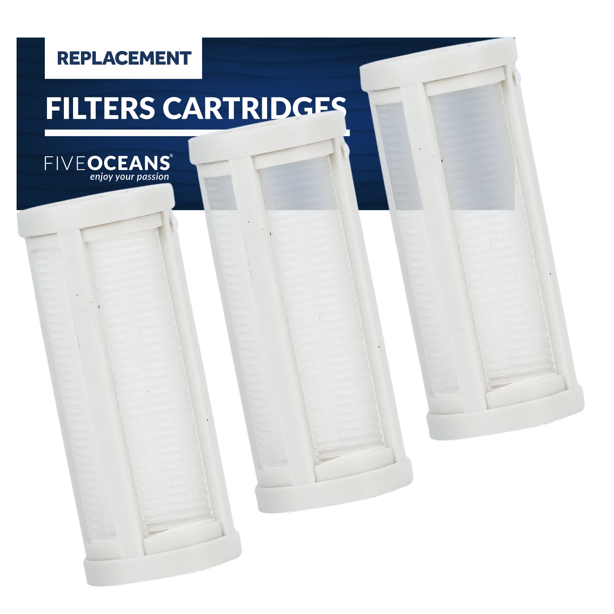 Replacement Filters Cartridges for In-Line Universal Fuel Filter - FO2638