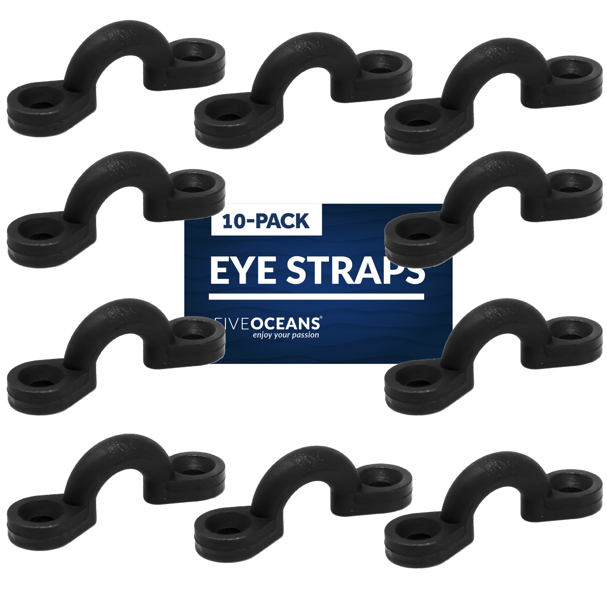 Eye Straps, Nylon Bungee 10-Pack - FO2866