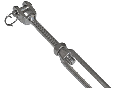 Stainless Steel 6mm Open Body Turnbuckle (JIS) Jaw/jaw - FO-2947 - Five Oceans