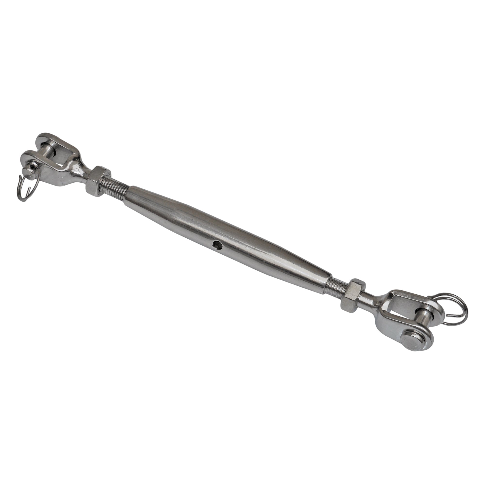 Closed Body Turnbuckle, 3/8" Jaw/Jaw, Stainless Steel - FO2954