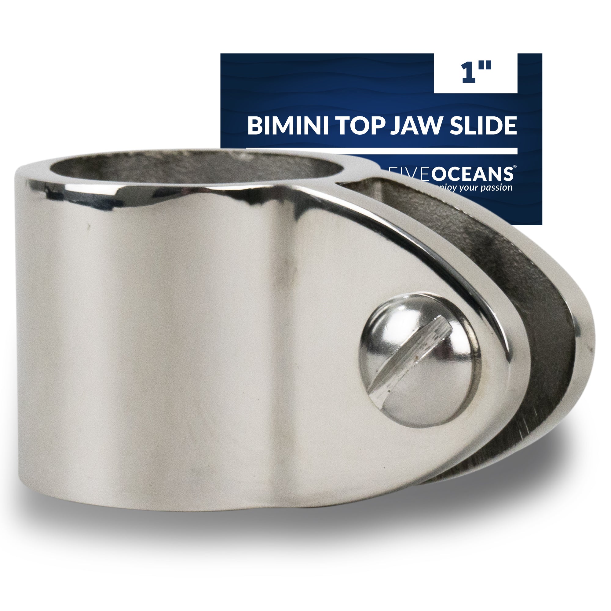Bimini Top Jaw Slide 1", Stainless Steel - FO2959