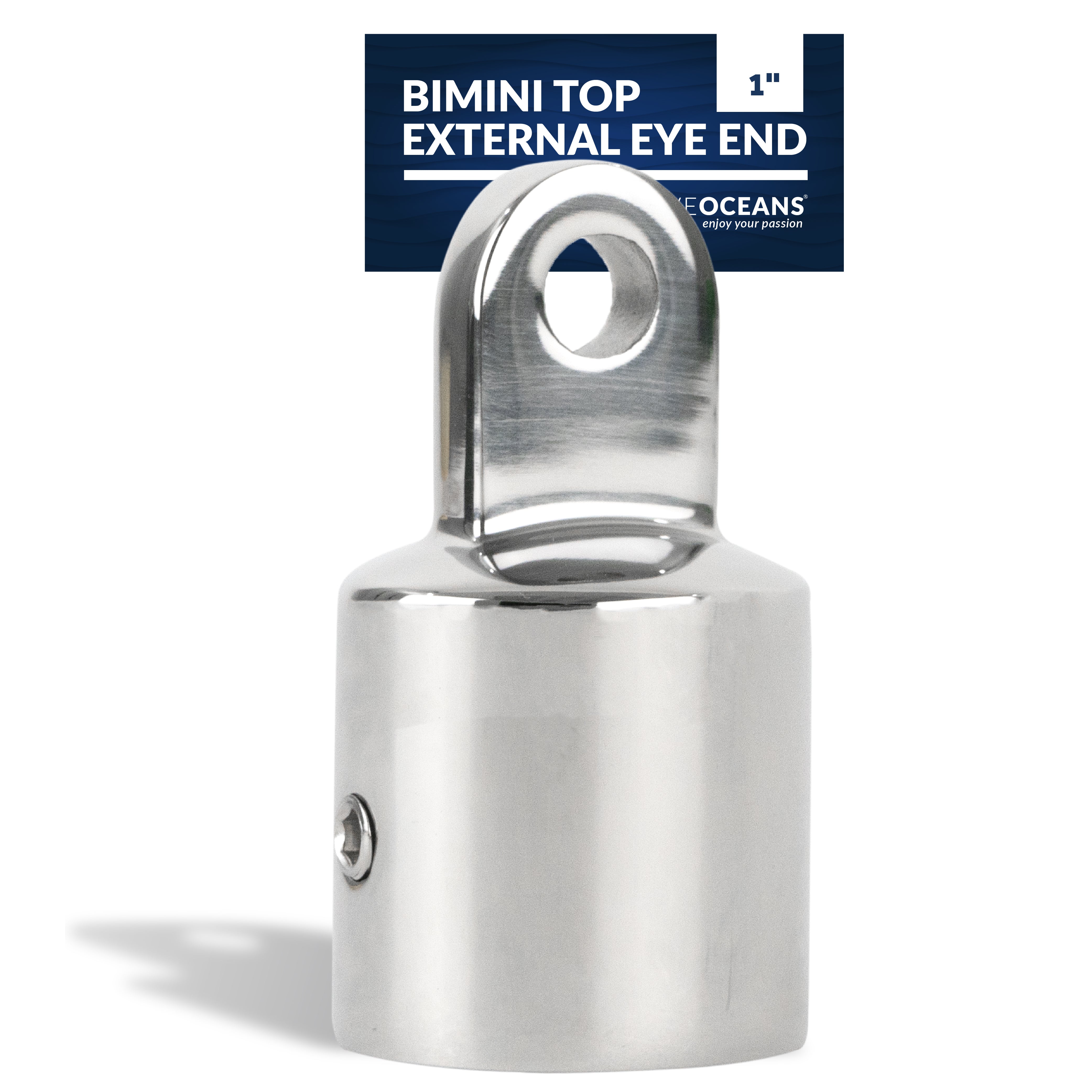 Bimini Top External Eye End 1", Stainless Steel - FO2961