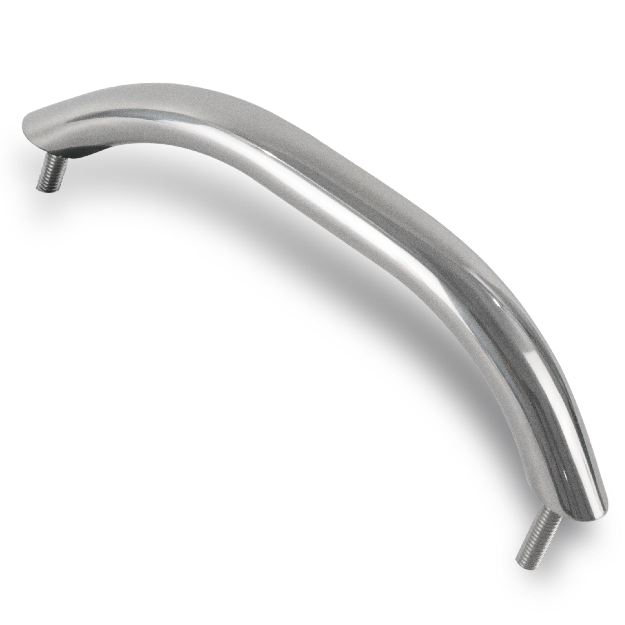 Grab Handle Handrail with Stud 9", Stainless Steel - FO3004
