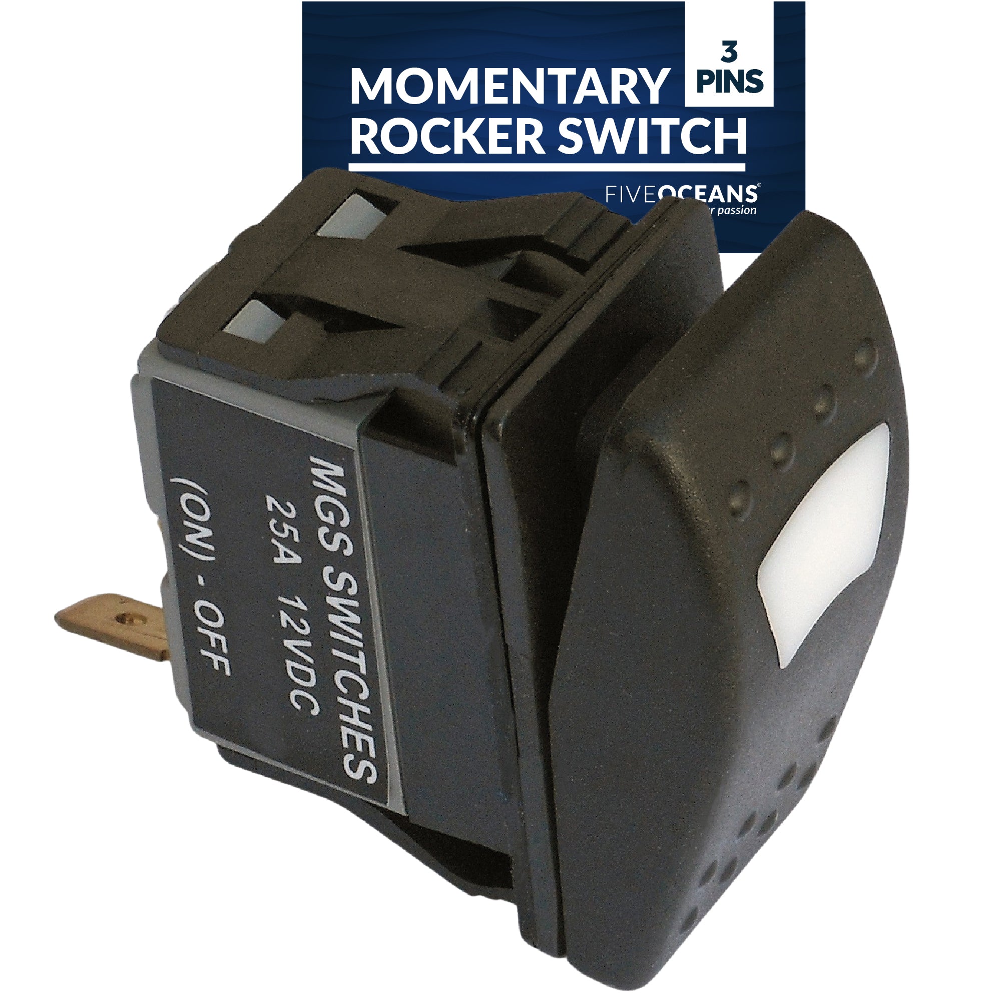 Momentary Rocker Switch, 3 Pins - FO3016