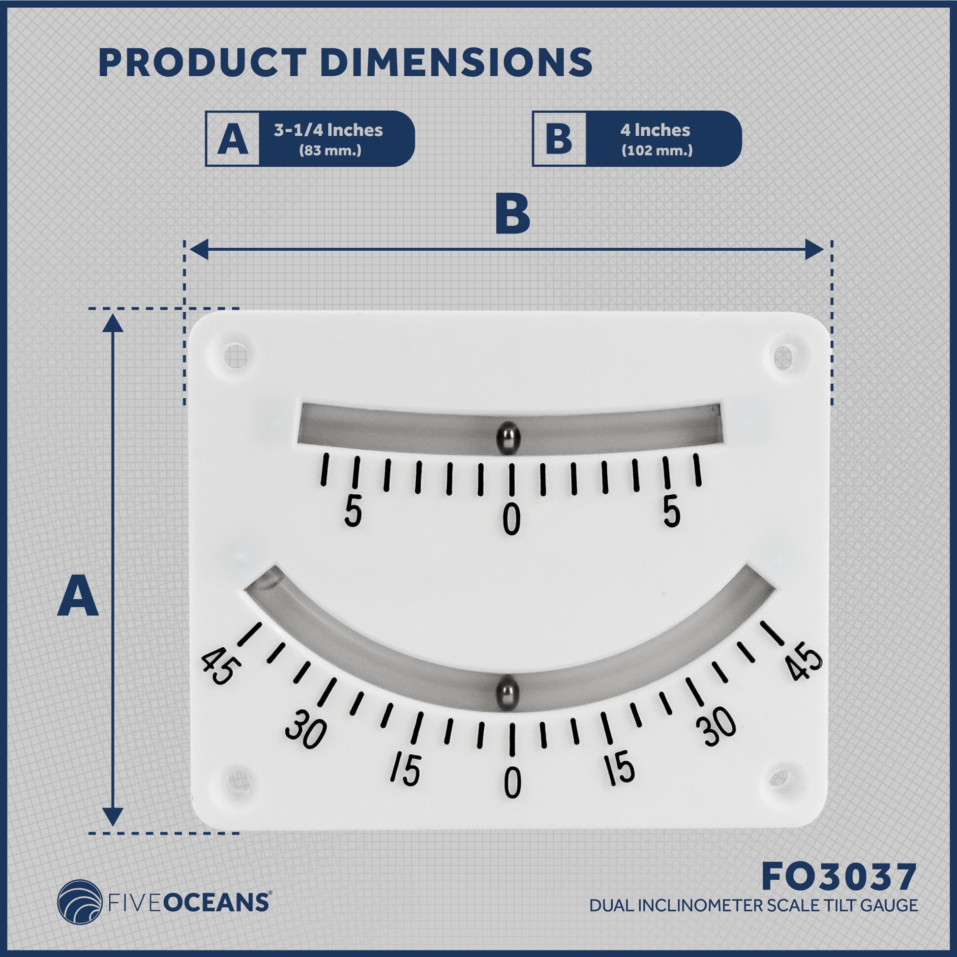 Dual Inclinometer - FO3037 - Five Oceans