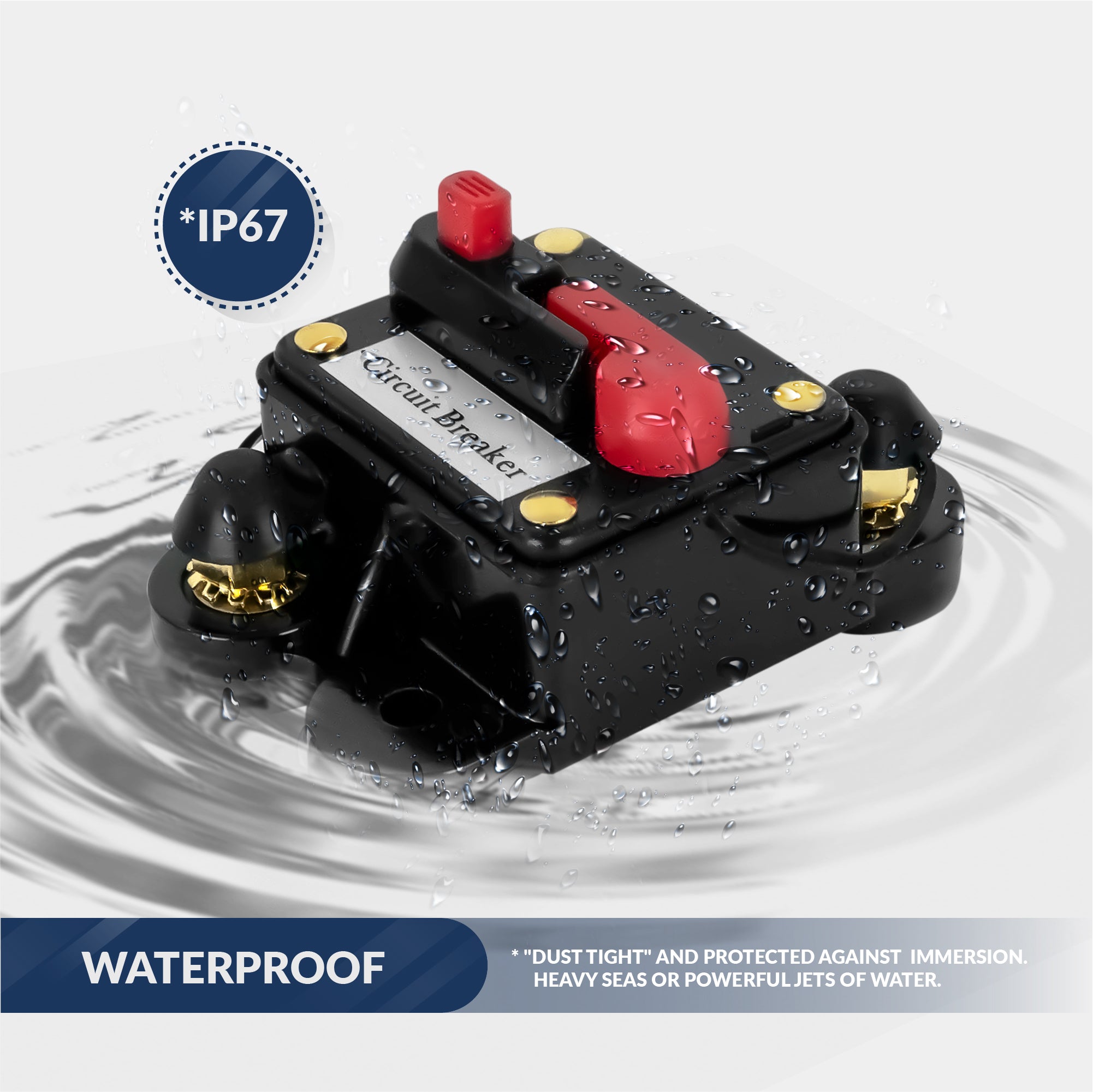 Windlass Circuit Breaker, 80 Amps, 12 V, Surface Mount - FO3294 - Five Oceans